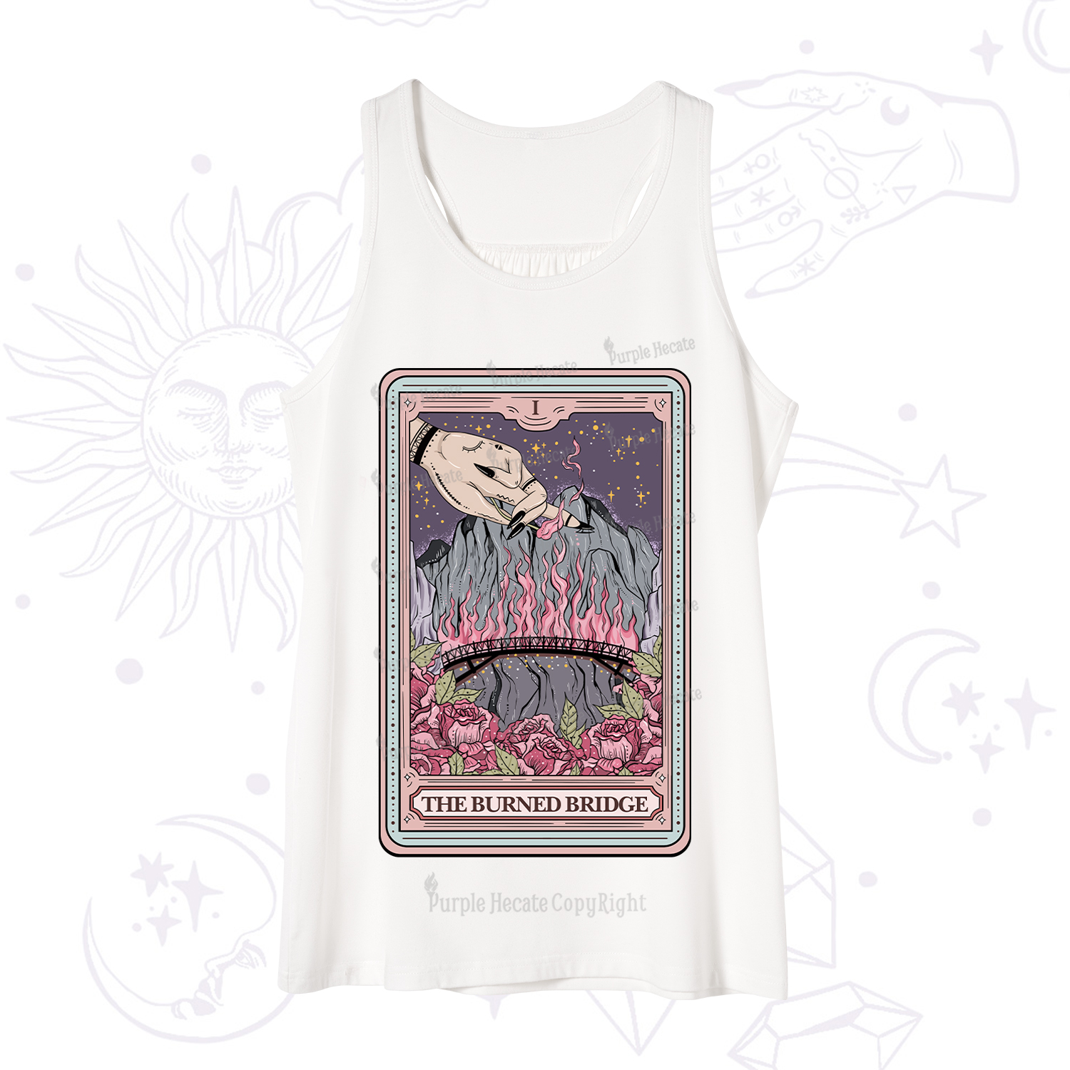 Purplehecate The Burned Bridge Tarot Tank