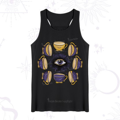 Purplehecate Moon Phase Coffee Lover Tank