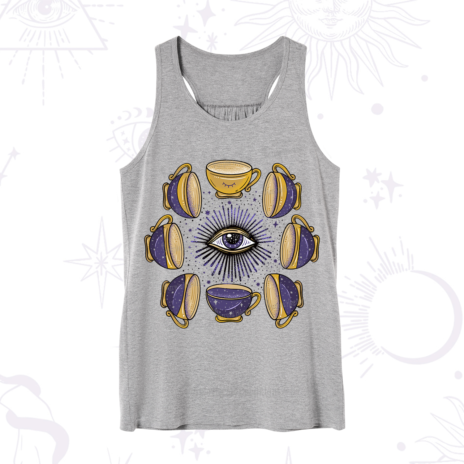 Purplehecate Moon Phase Coffee Lover Tank