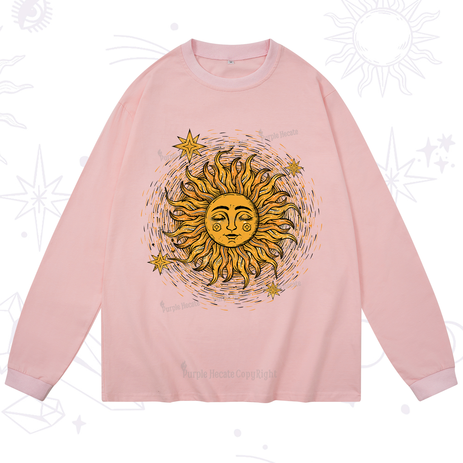 Purplehecate Celestial Sun Long Sleeve T-Shirt