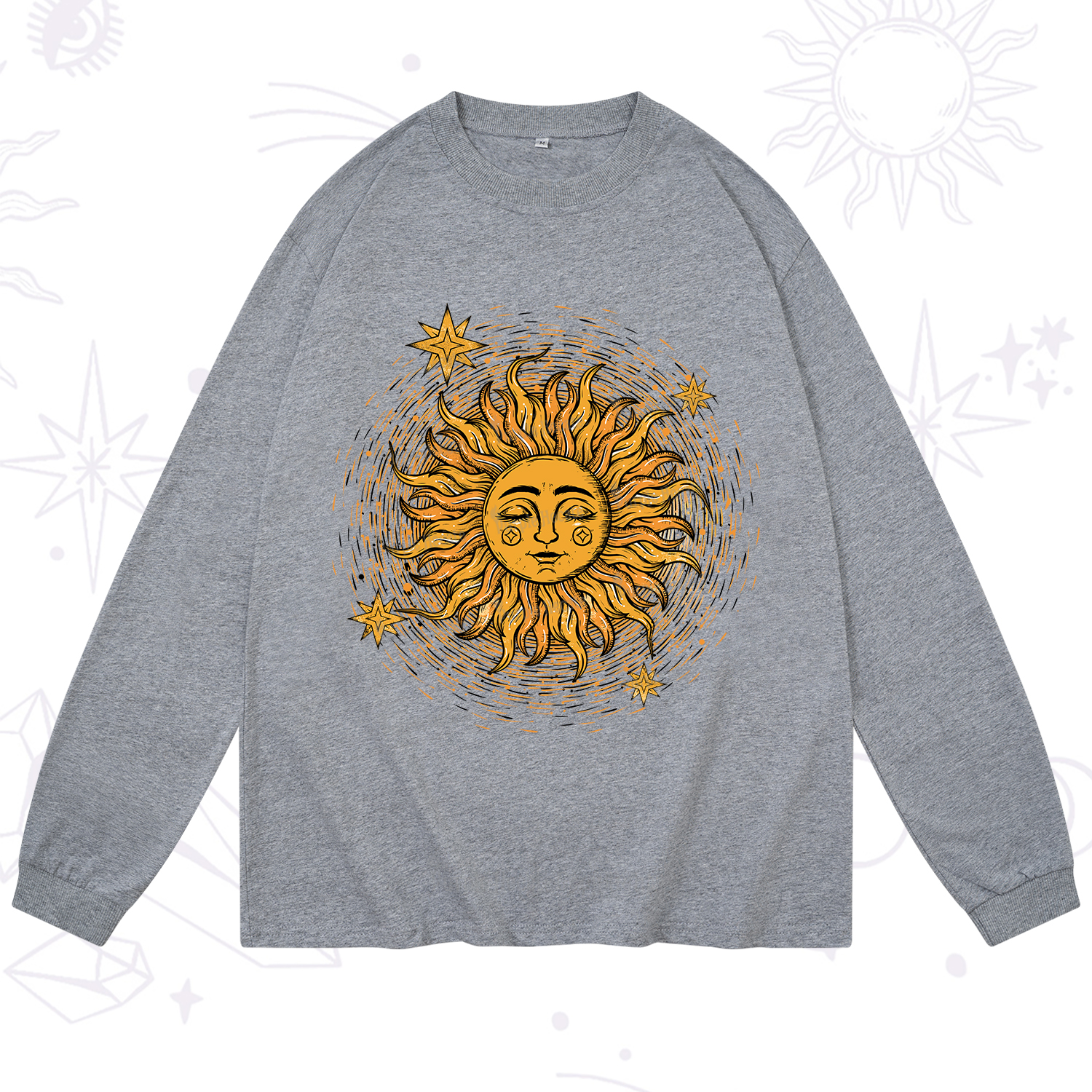 Purplehecate Celestial Sun Long Sleeve T-Shirt