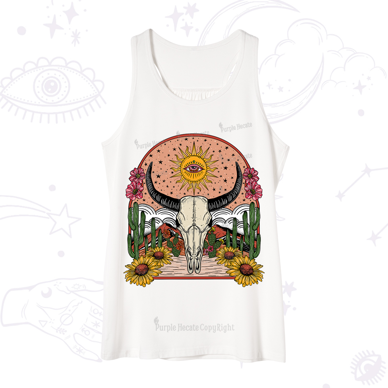 Purplehecate Desert Bloom Tank