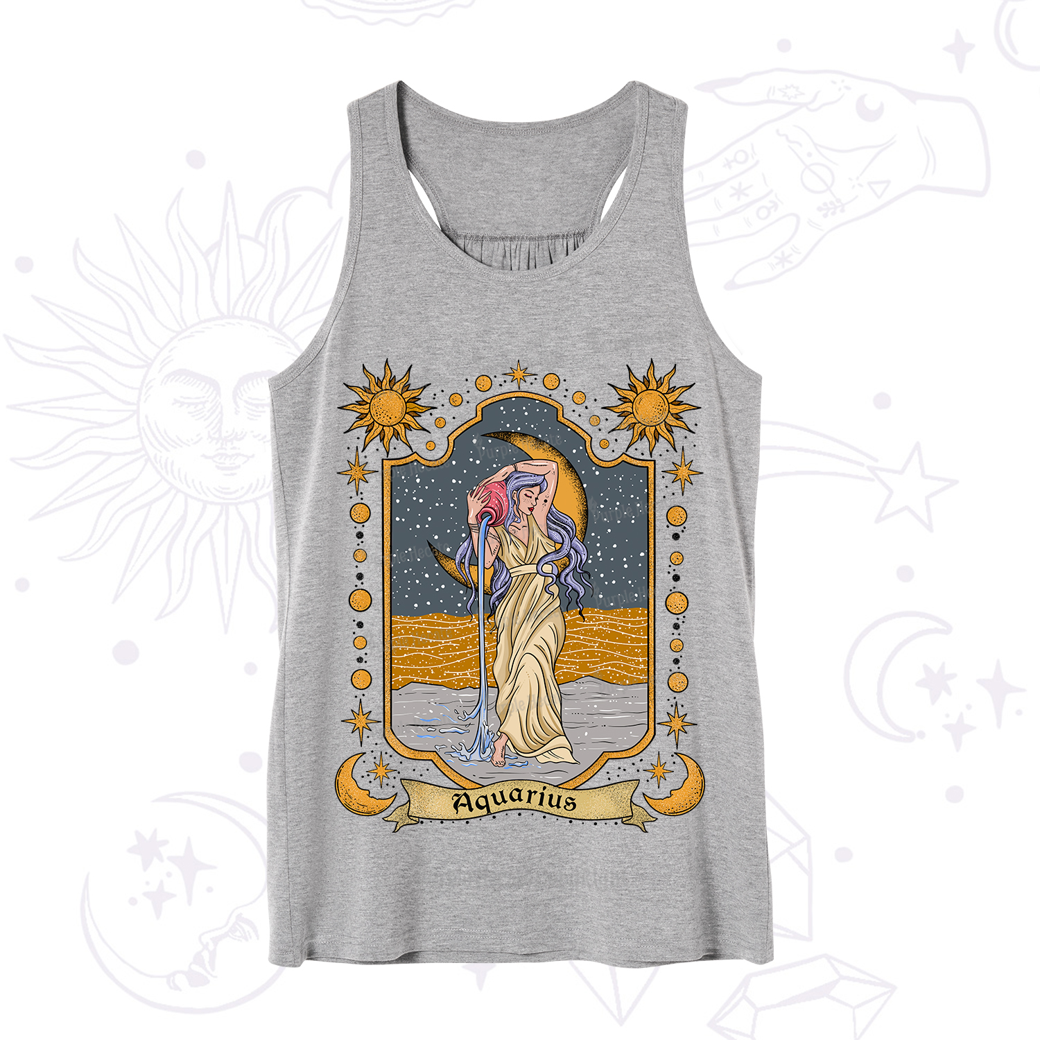 Purplehecate Aquarius Zodiac Tank