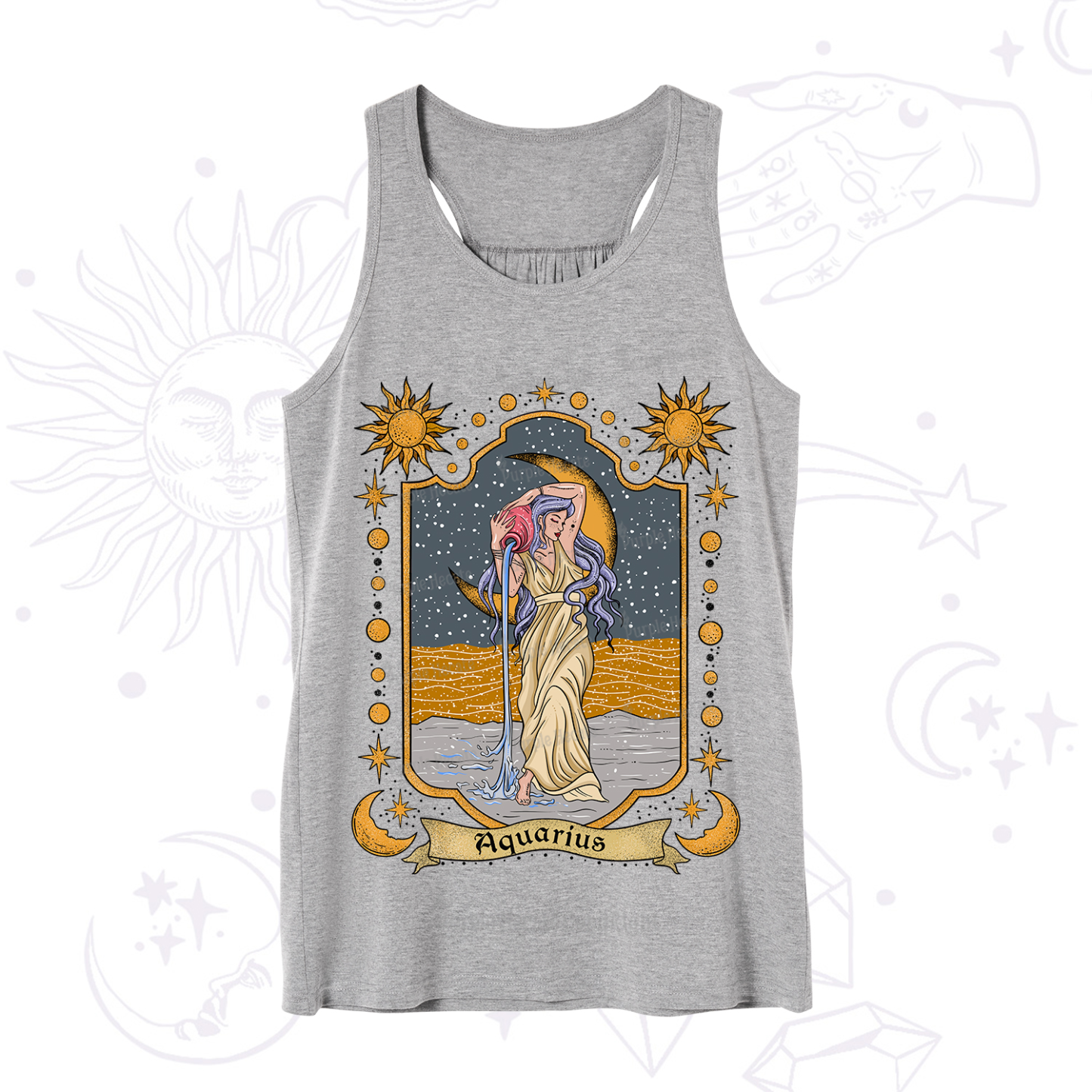 Purplehecate Aquarius Zodiac Tank