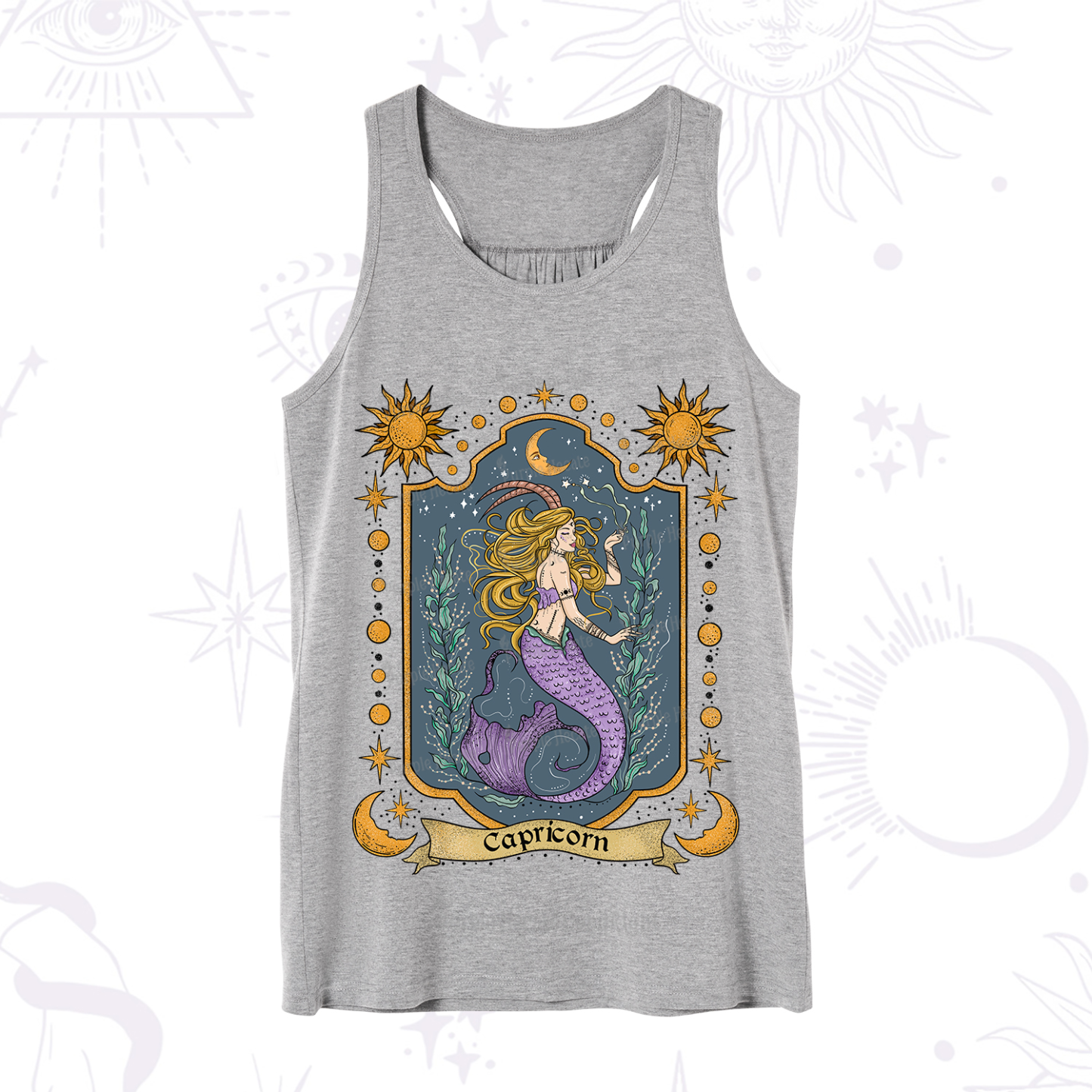 Purplehecate Capricorn Zodiac Tank