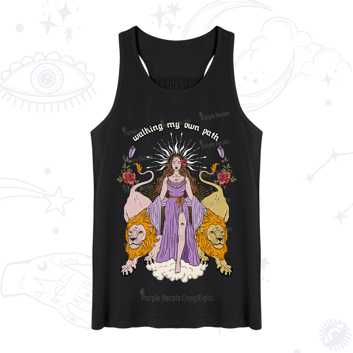 Purplehecate The Goddess Walking My Own Path Tank