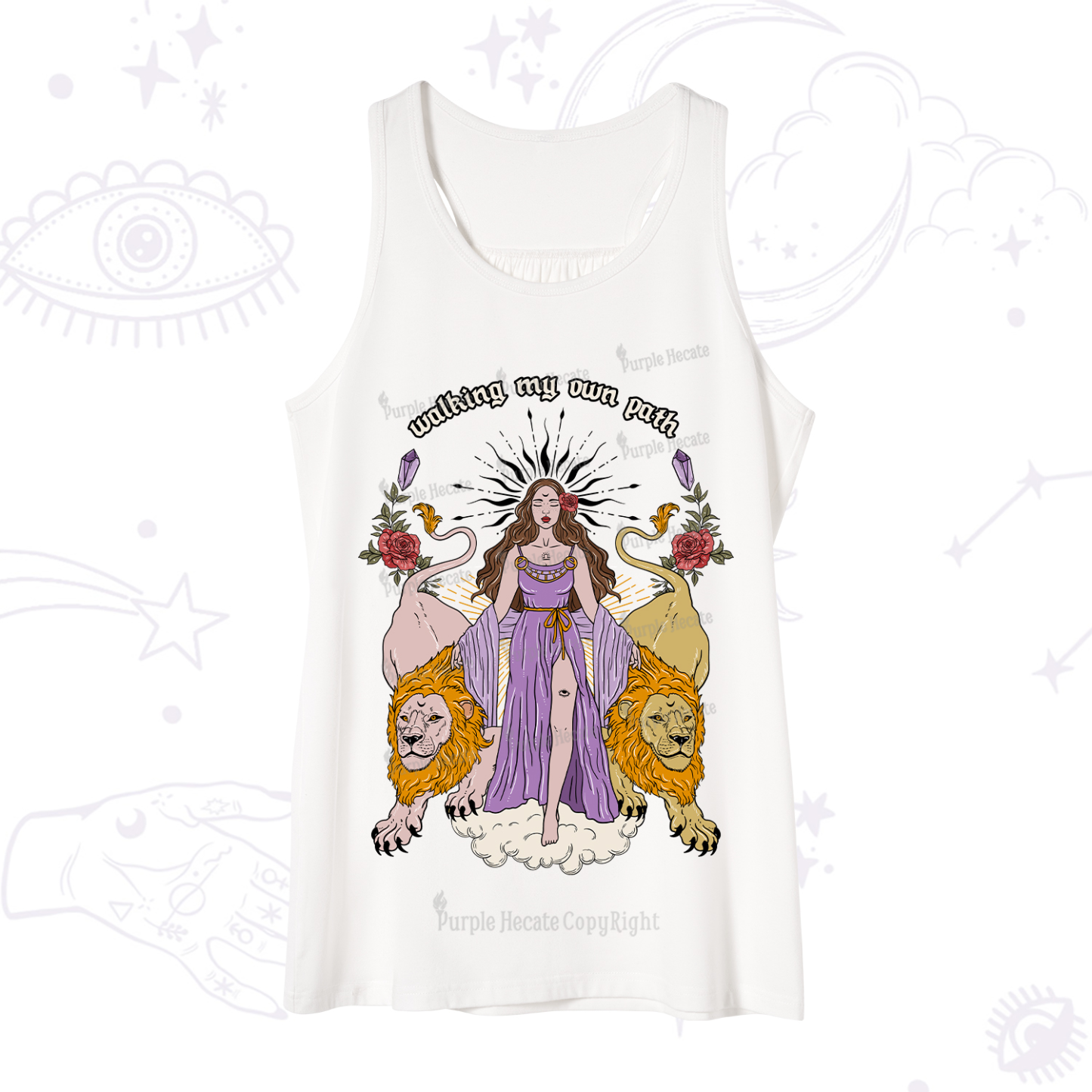 Purplehecate The Goddess Walking My Own Path Tank