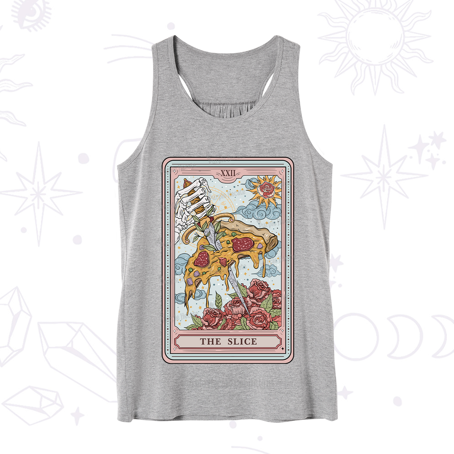 Purplehecate The Slice Food Tarot Tank
