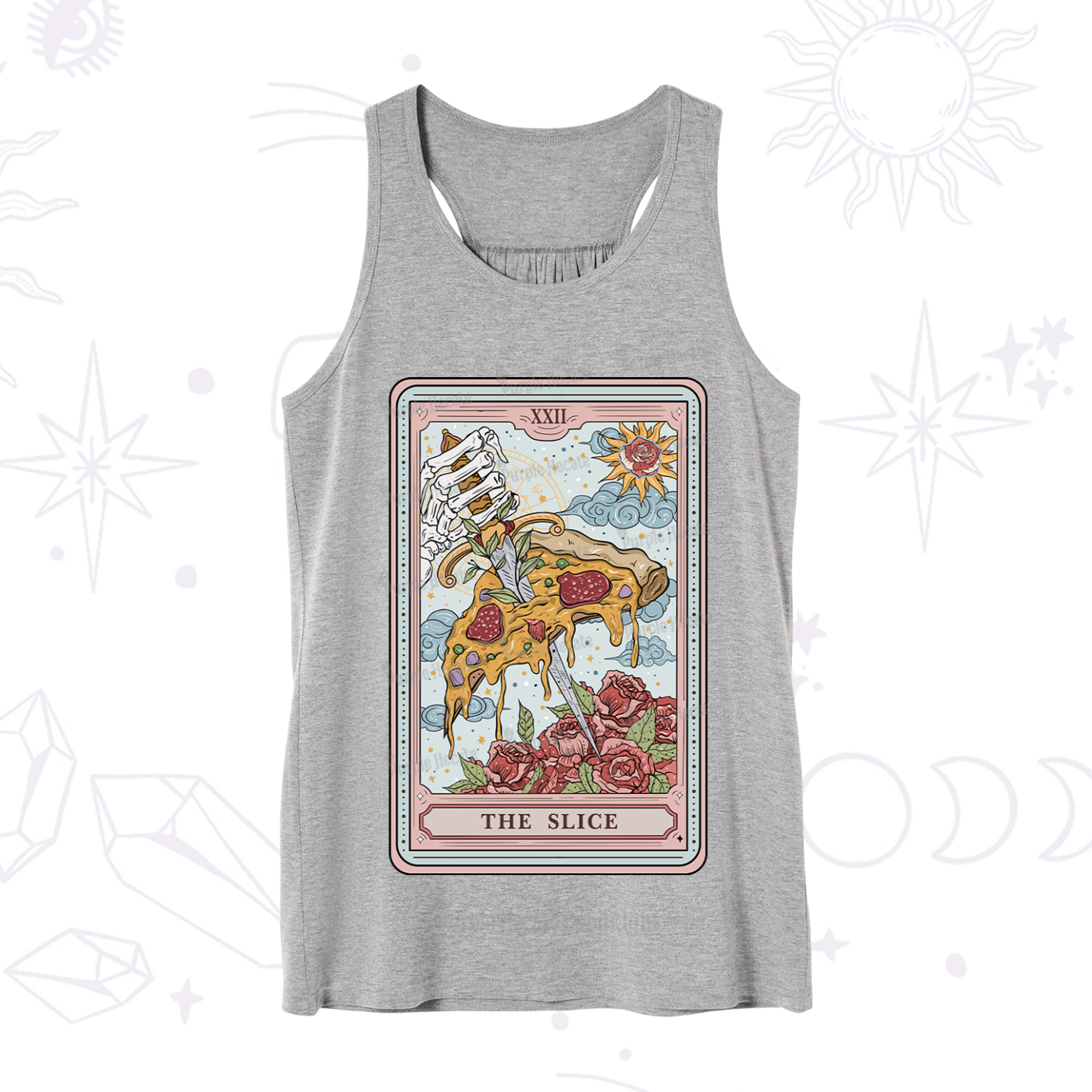 Purplehecate The Slice Food Tarot Tank