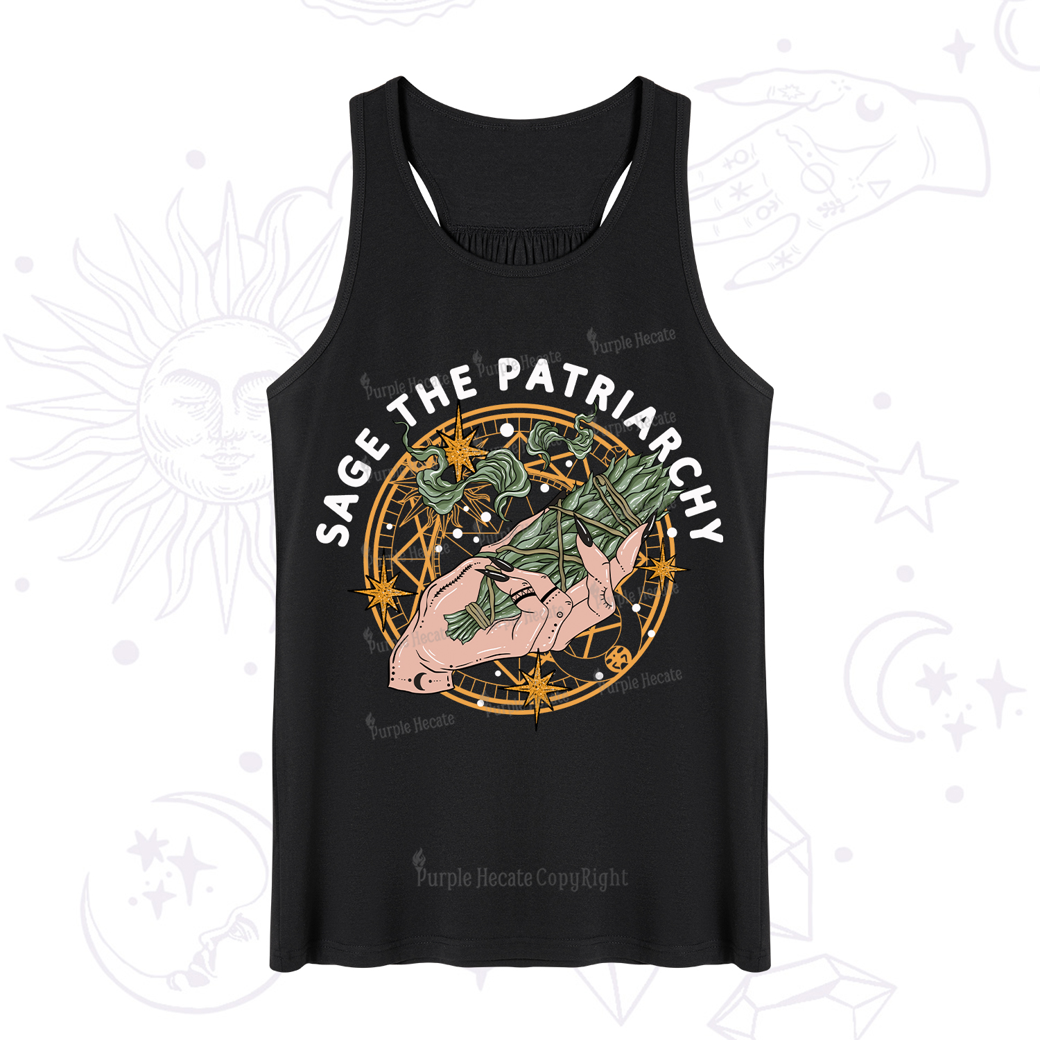 Purplehecate Sage The Patriarchy Tank