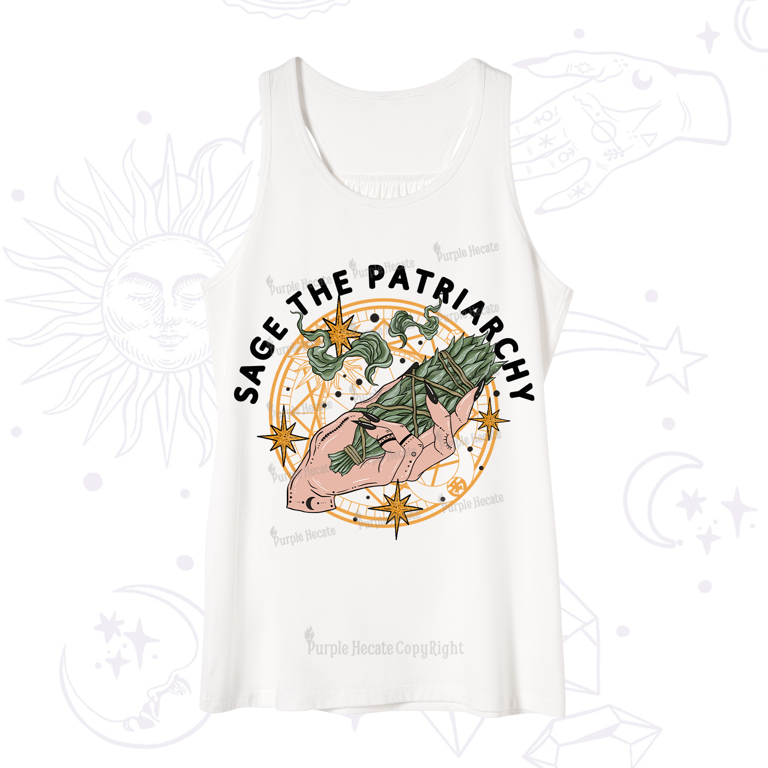 Purplehecate Sage The Patriarchy Tank