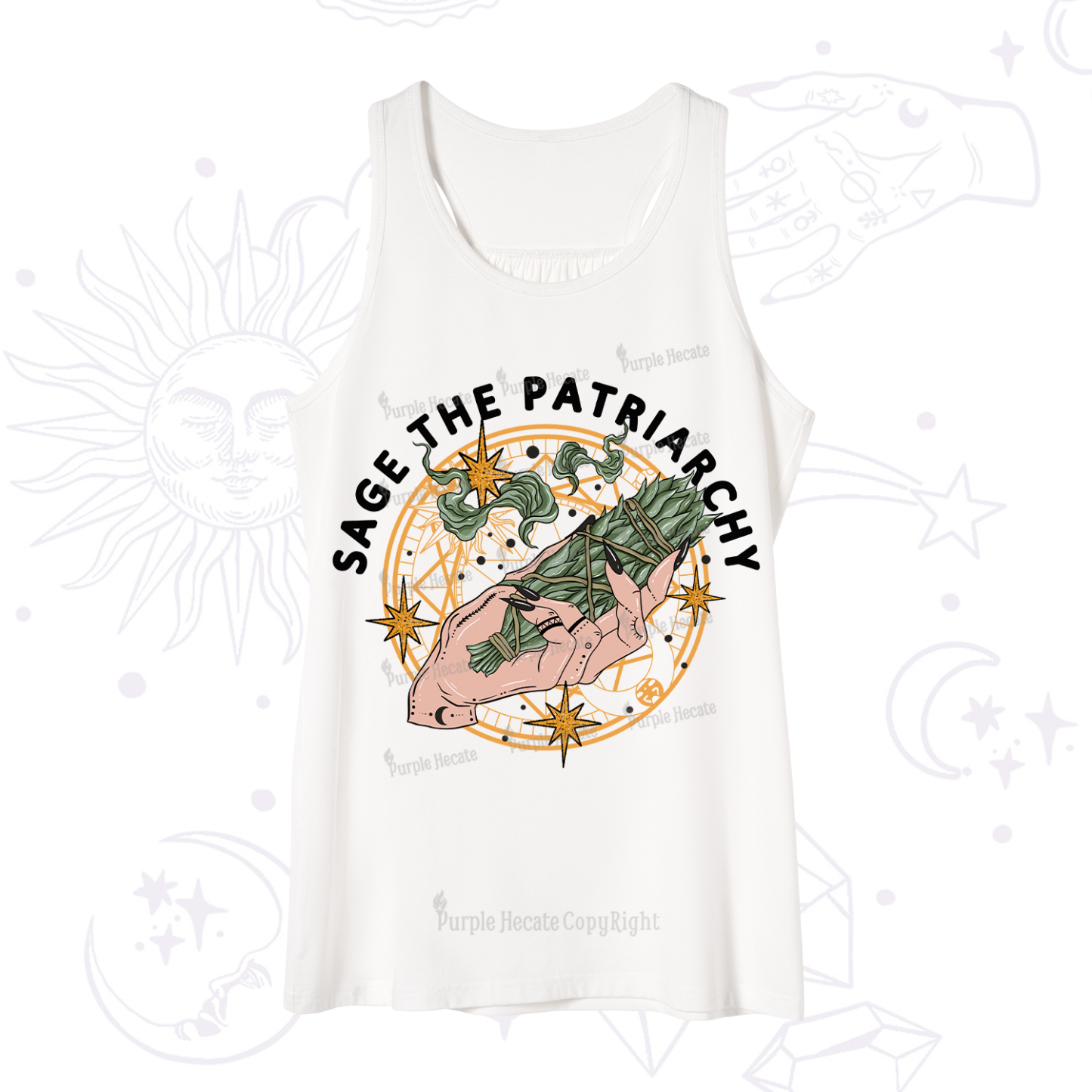 Purplehecate Sage The Patriarchy Tank