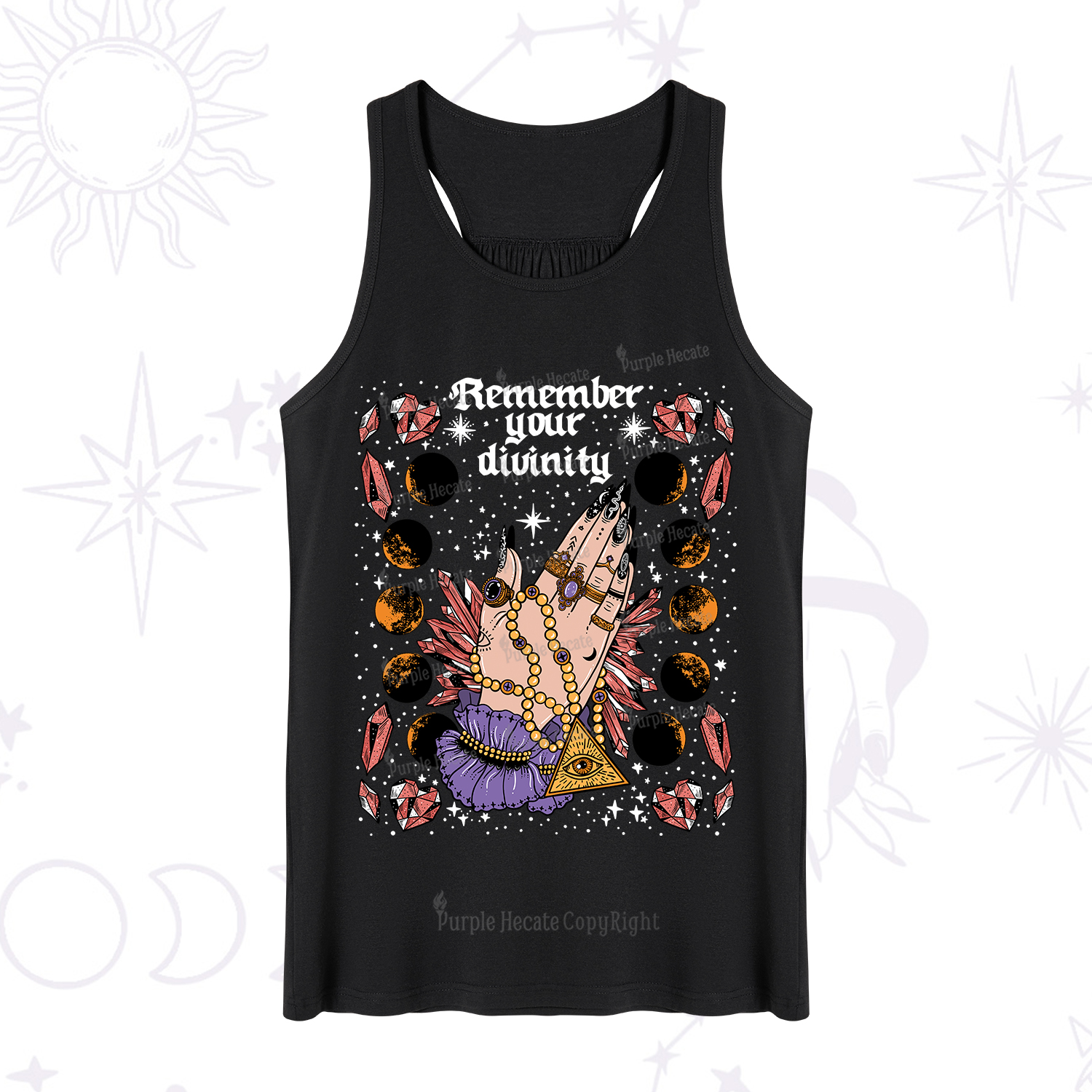 Purplehecate Remember Your Divinity Tank