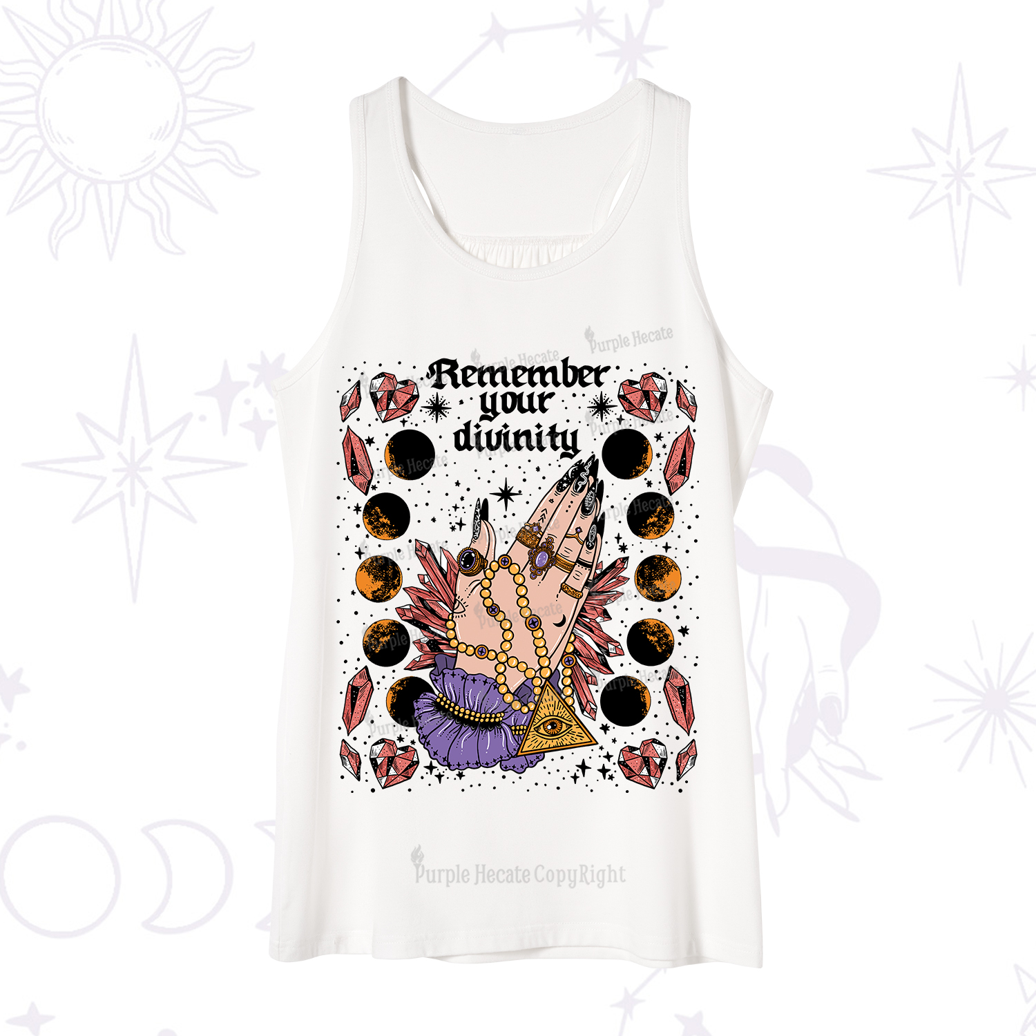 Purplehecate Remember Your Divinity Tank