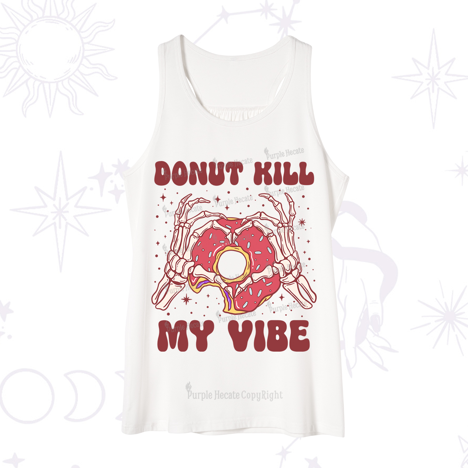Purplehecate Donut Kill My Vibe Tank