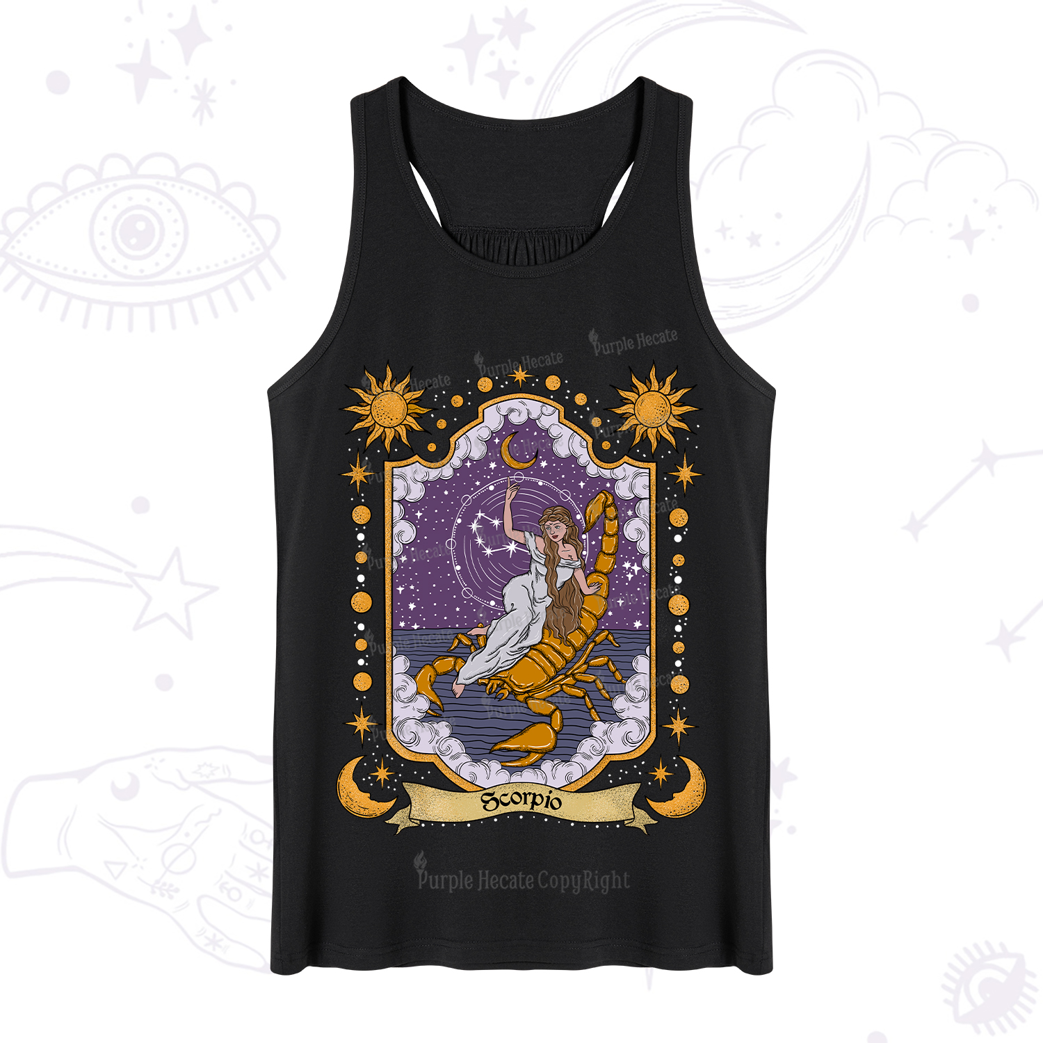 Purplehecate Scorpio Zodiac Tank