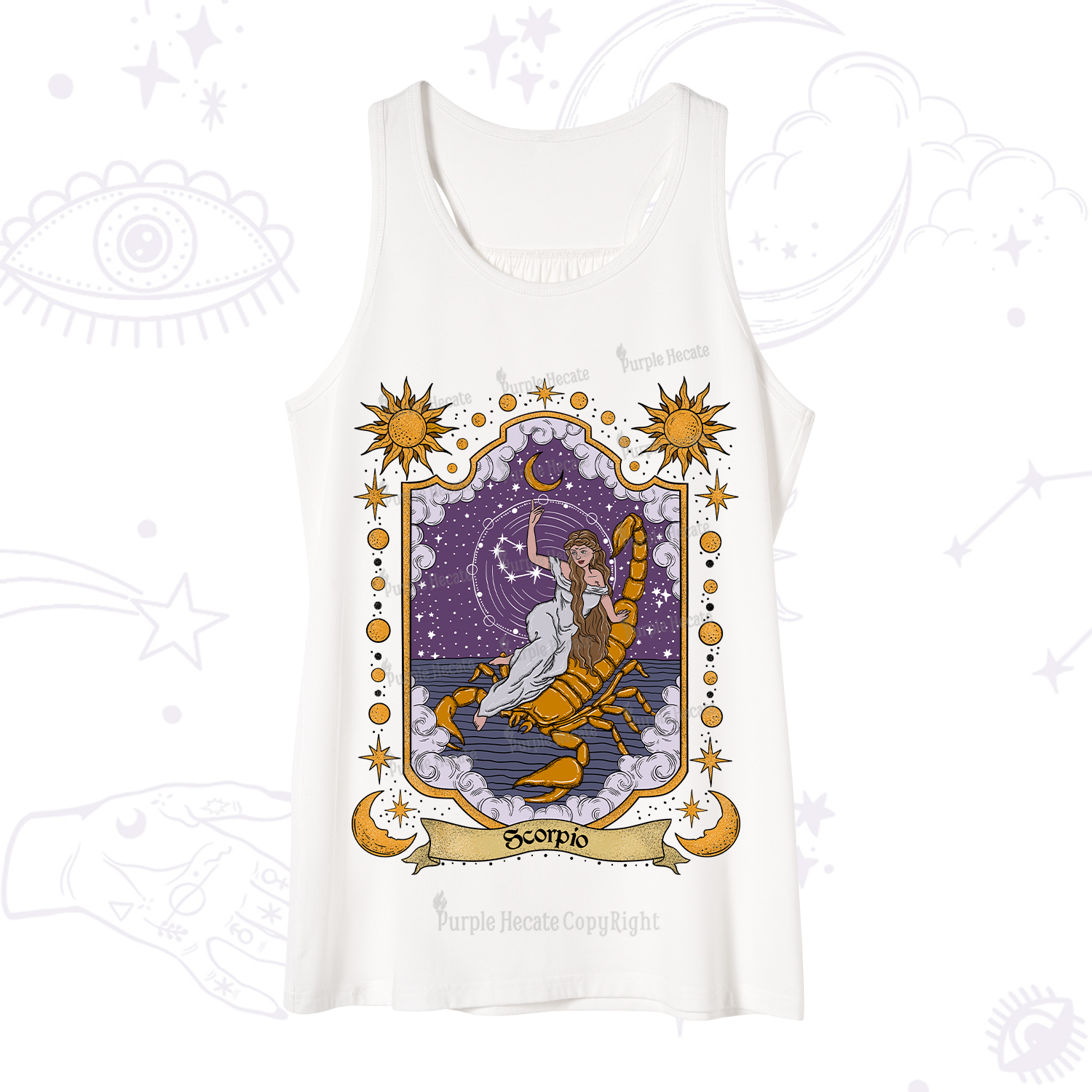 Purplehecate Scorpio Zodiac Tank
