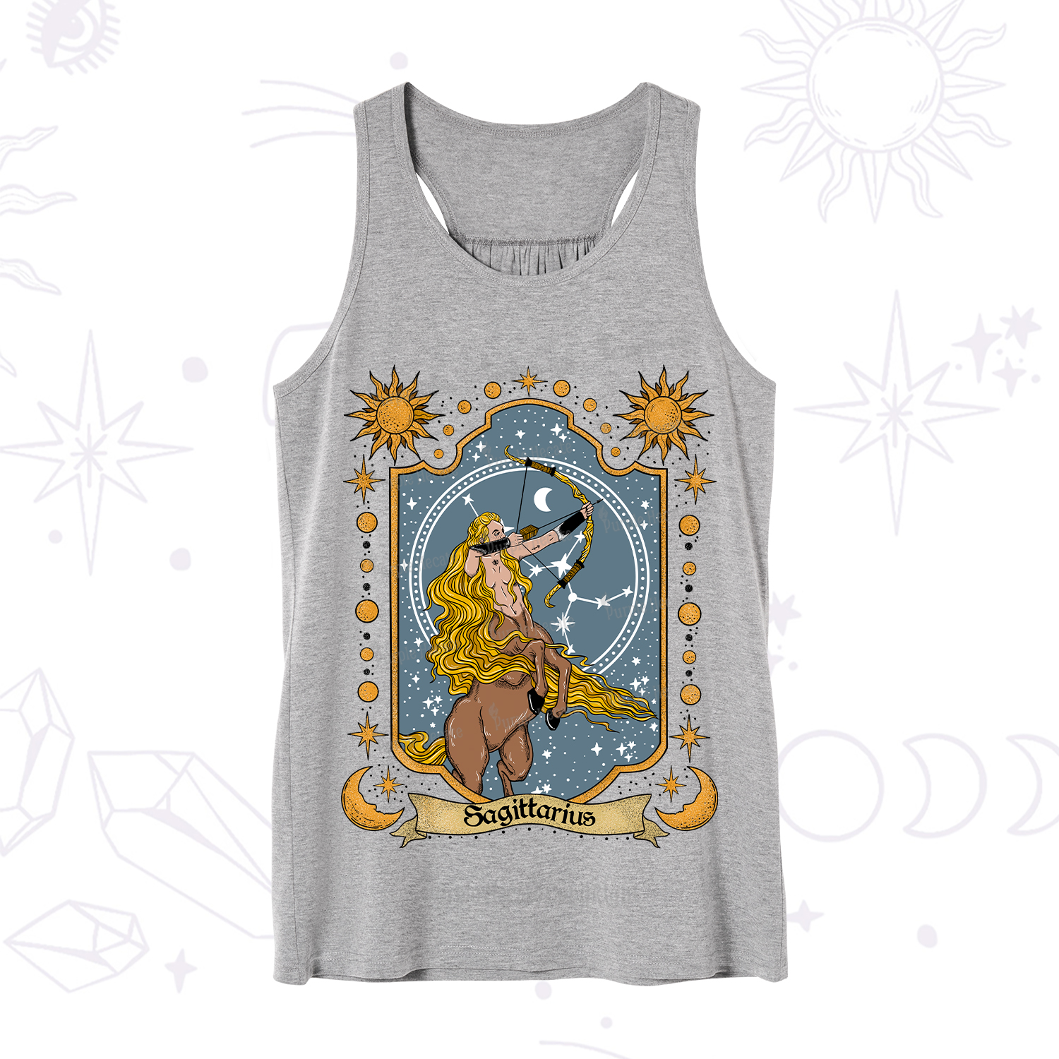 Purplehecate Sagittarius Zodiac Tank