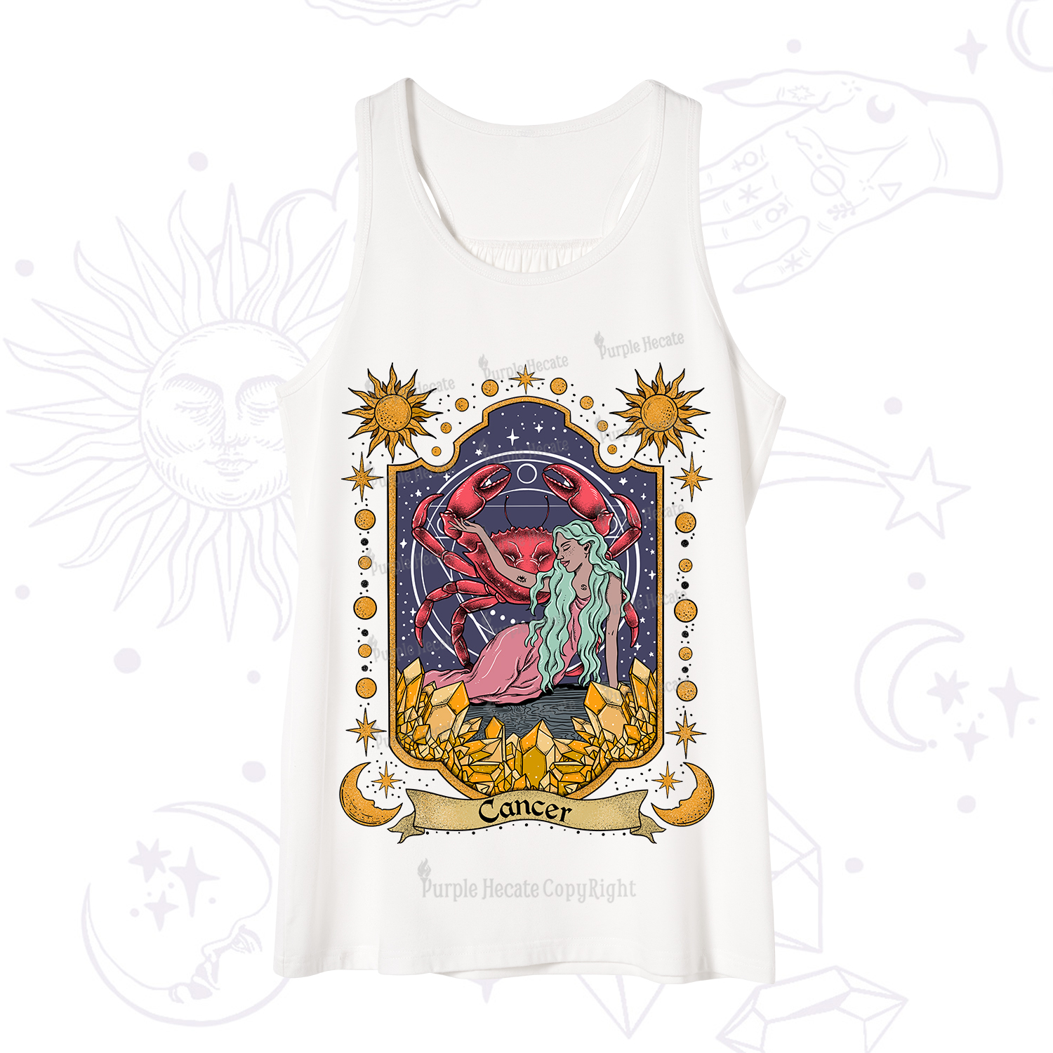 Purplehecate Cancer Zodiac Tank