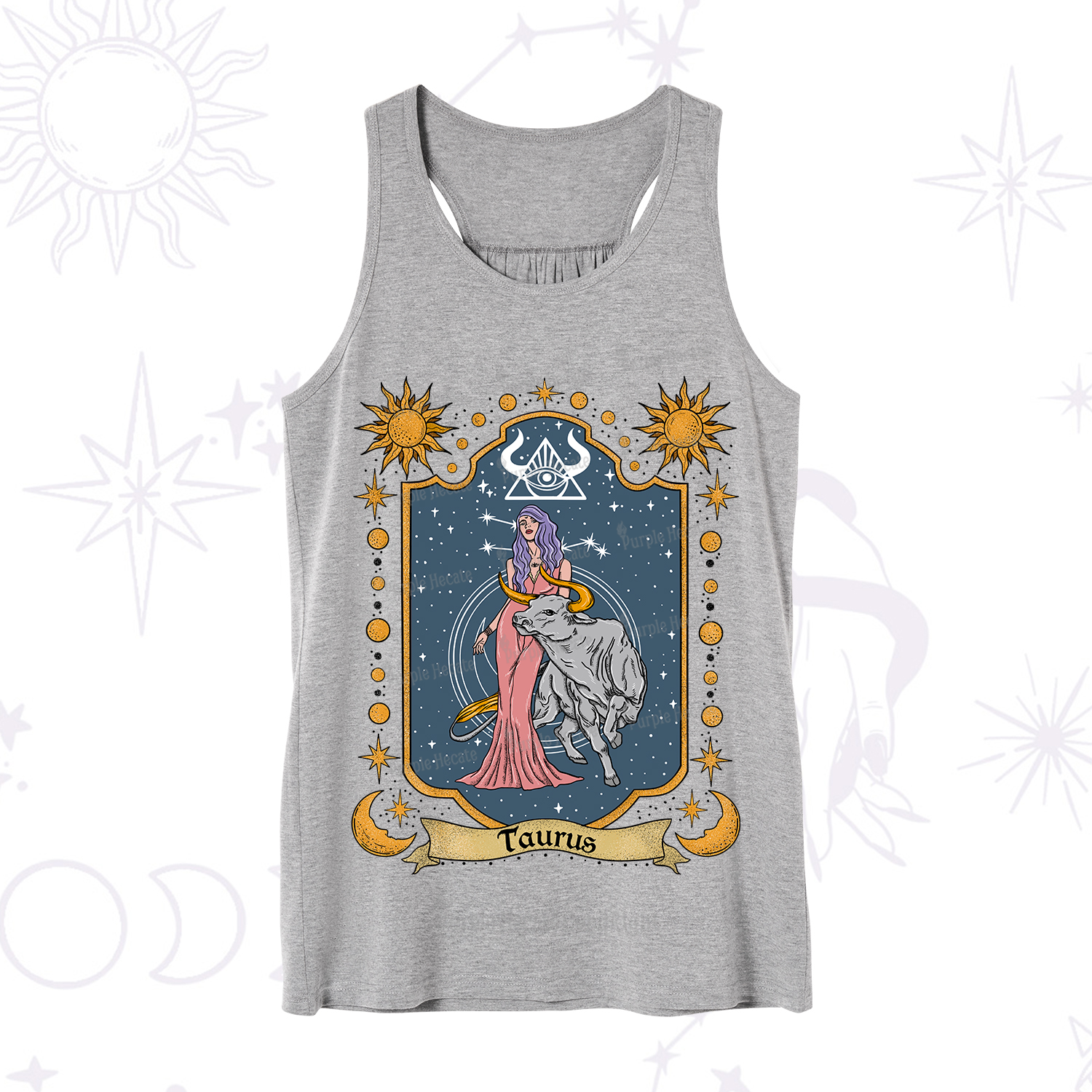 Purplehecate Taurus Zodiac Tank