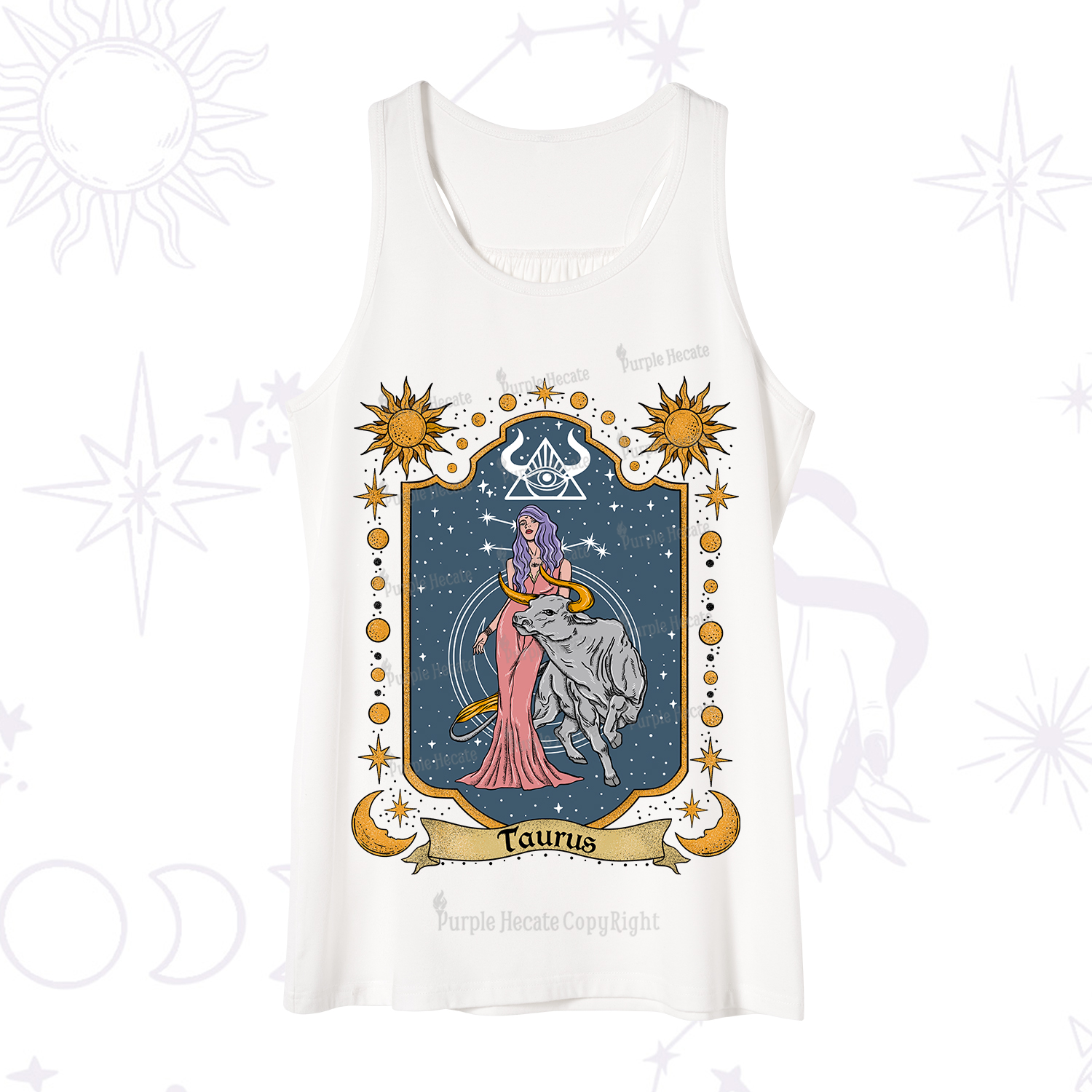 Purplehecate Taurus Zodiac Tank