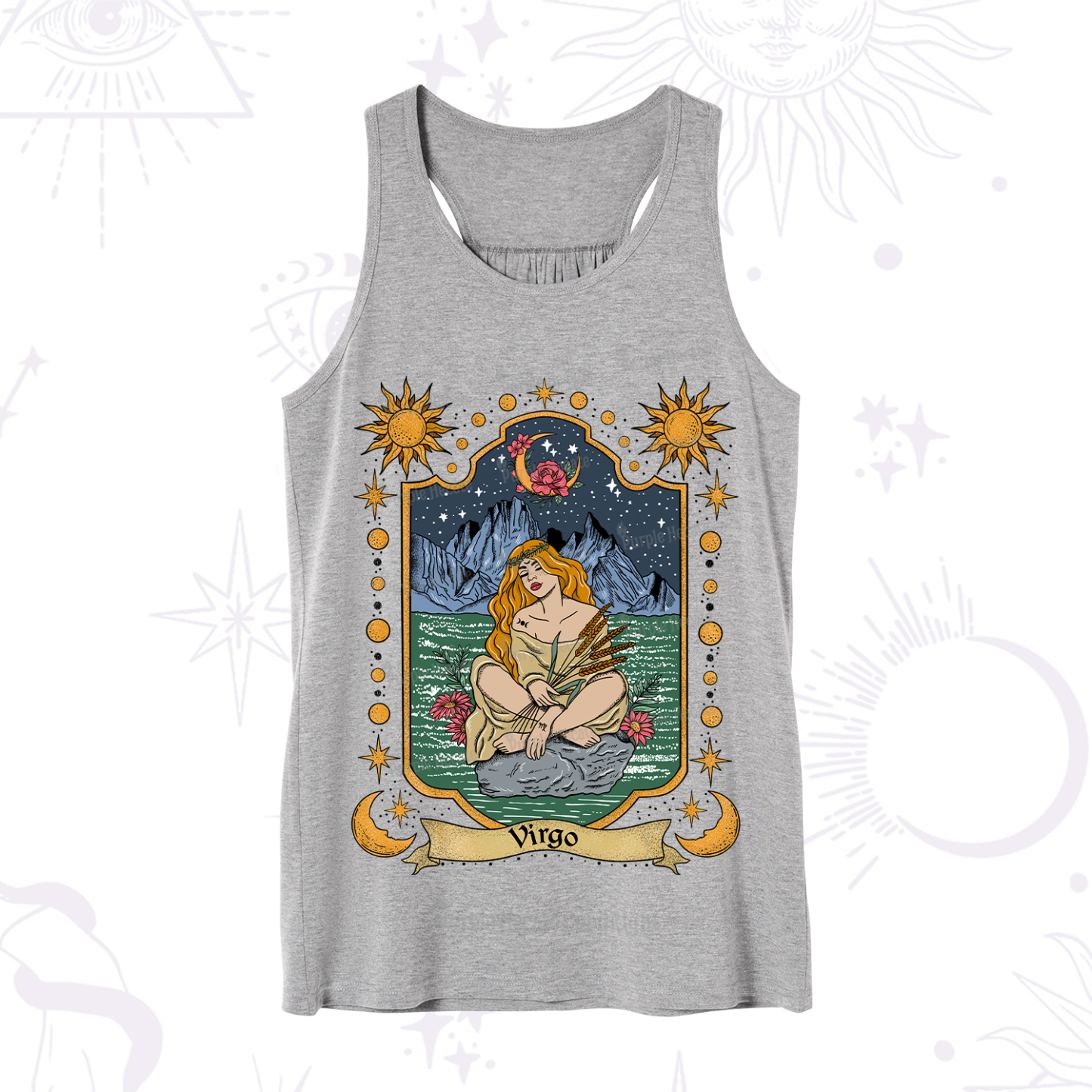 Purplehecate Virgo Zodiac Tank