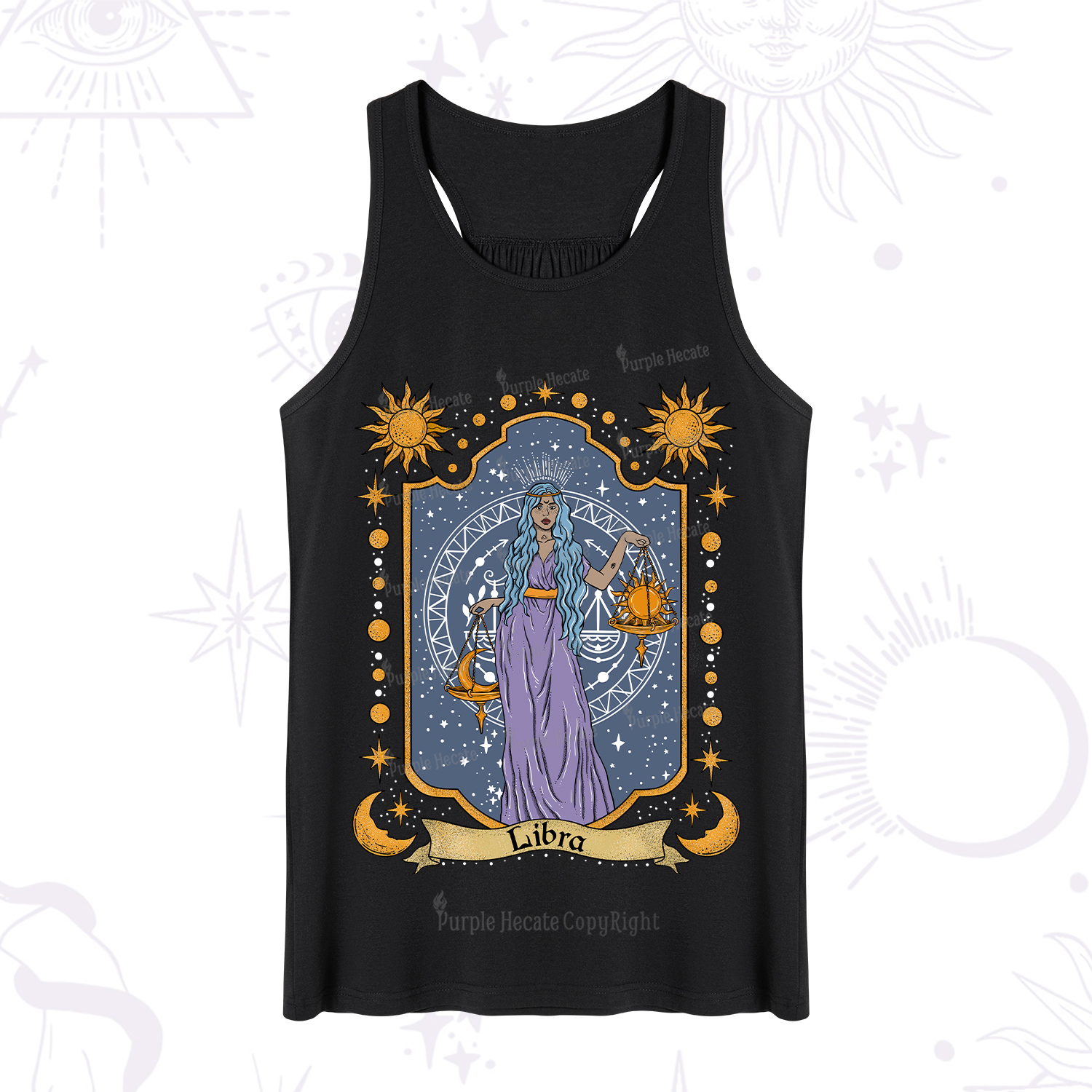 Purplehecate Libra Zodiac Tank
