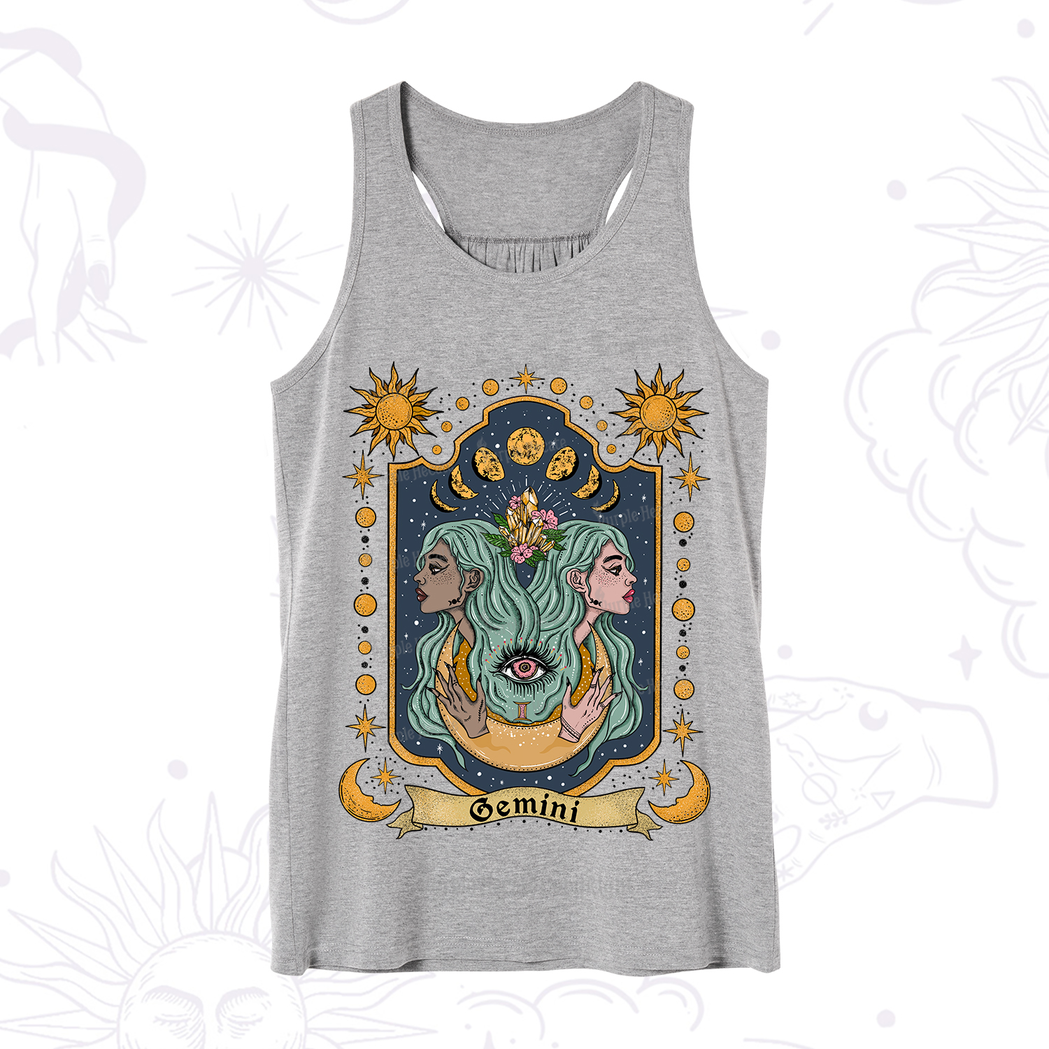 Purplehecate Gemini Zodiac Tank