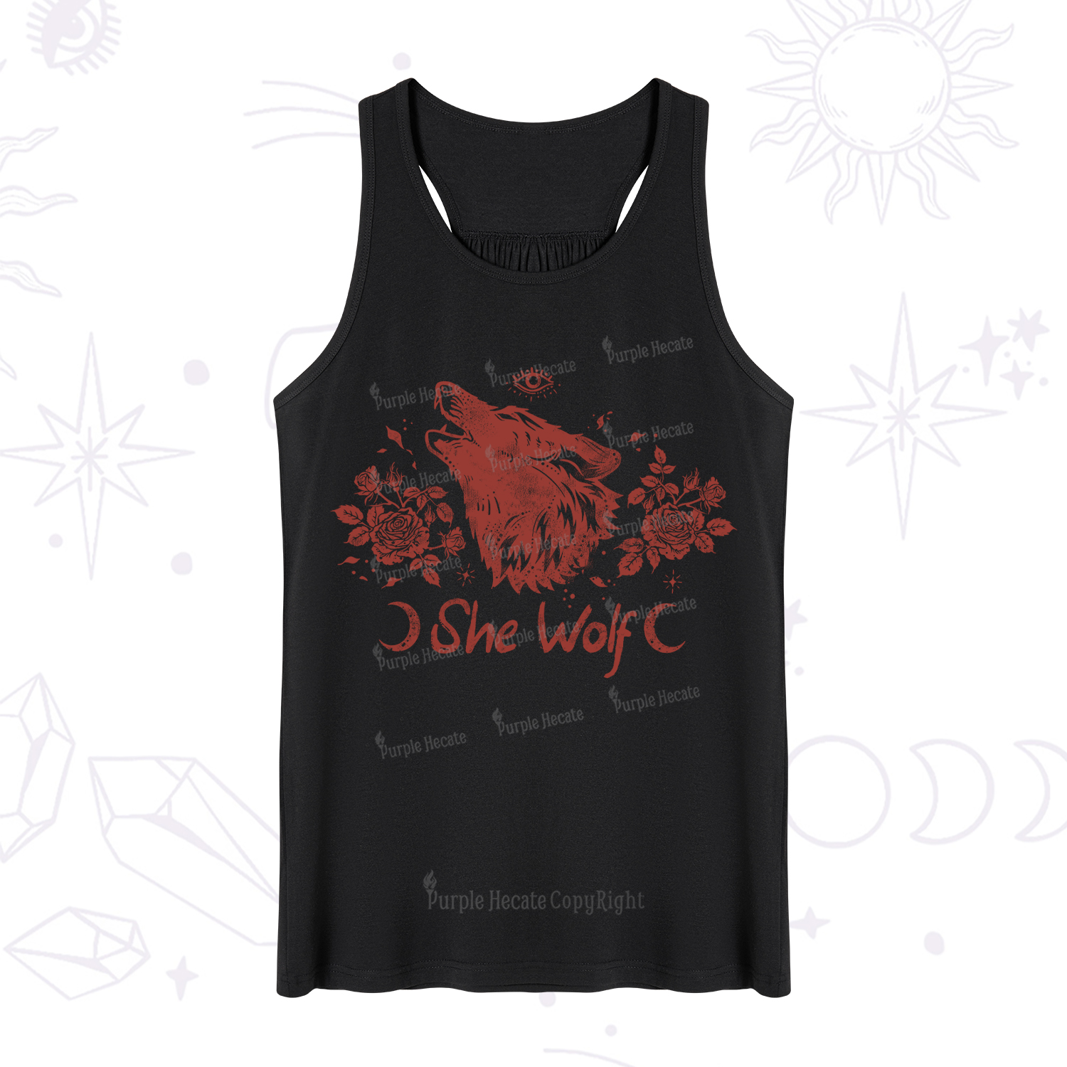 Purplehecate She Wolf Tank