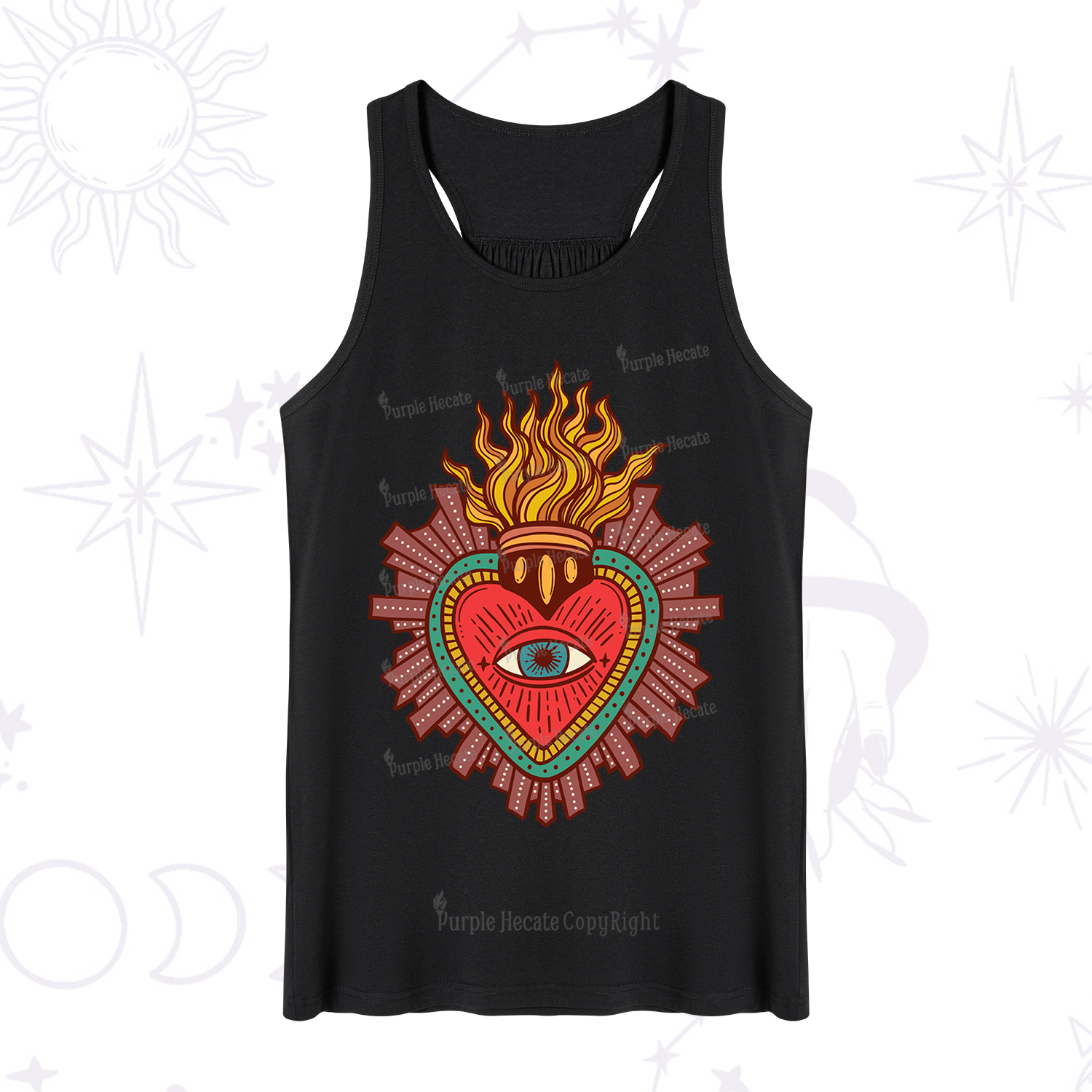 Purplehecate Sacred Heart Tank