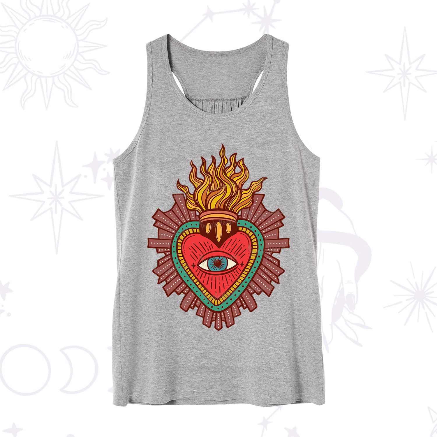 Purplehecate Sacred Heart Tank