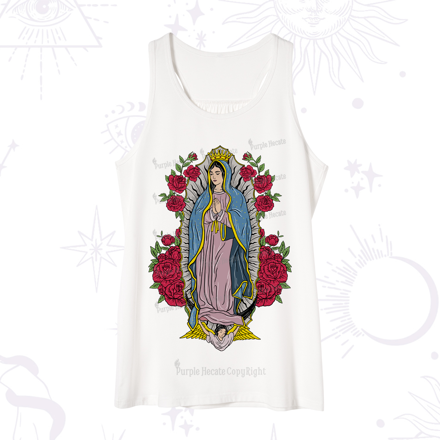 Purplehecate Mother Mary Tank