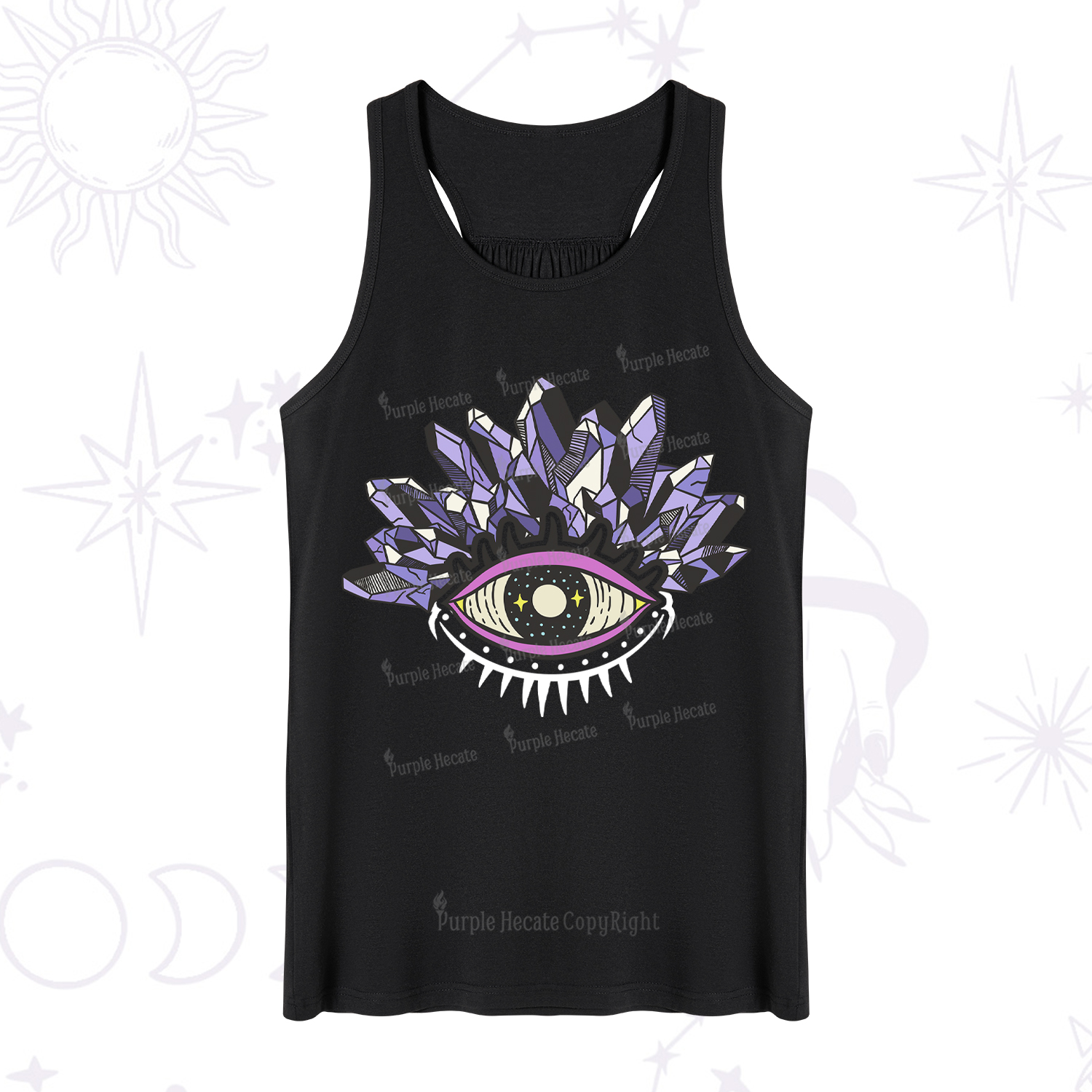 Purplehecate Crystal Eye Tank