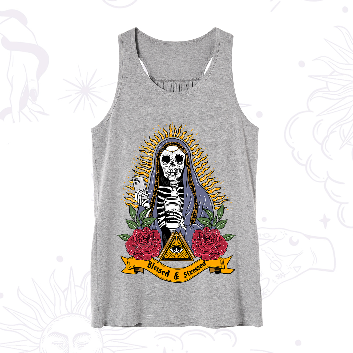 Purplehecate Blessed And Stressed Tank