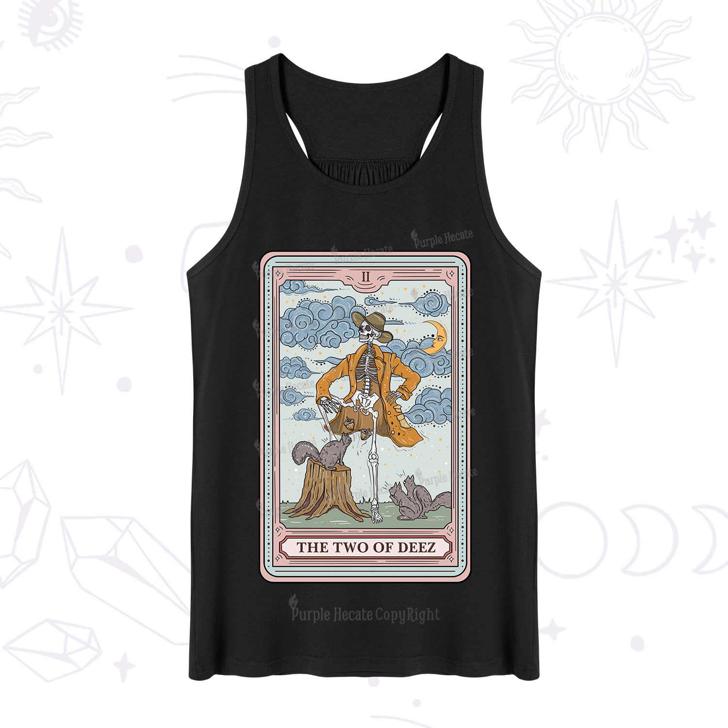 Purplehecate The Two Of Deez Tarot Tank