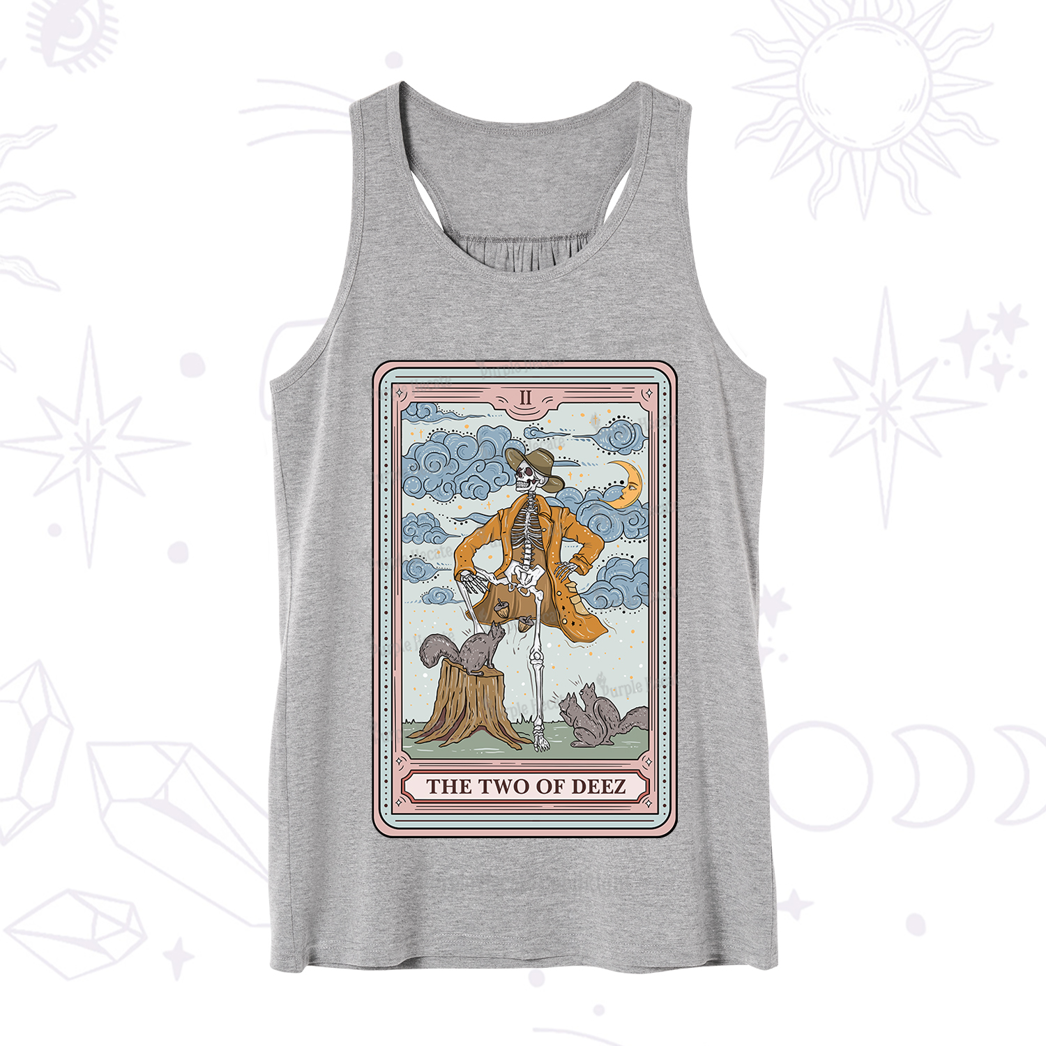 Purplehecate The Two Of Deez Tarot Tank