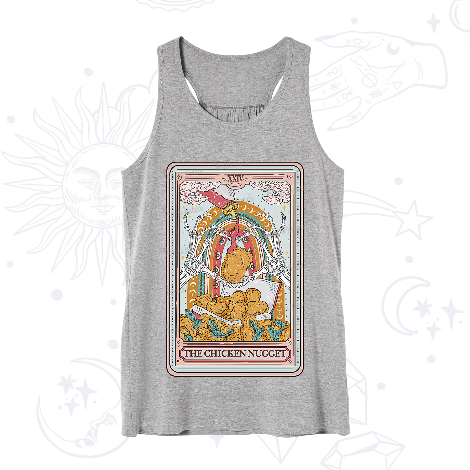 Purplehecate The Chicken Nugget Food Tarot Tank