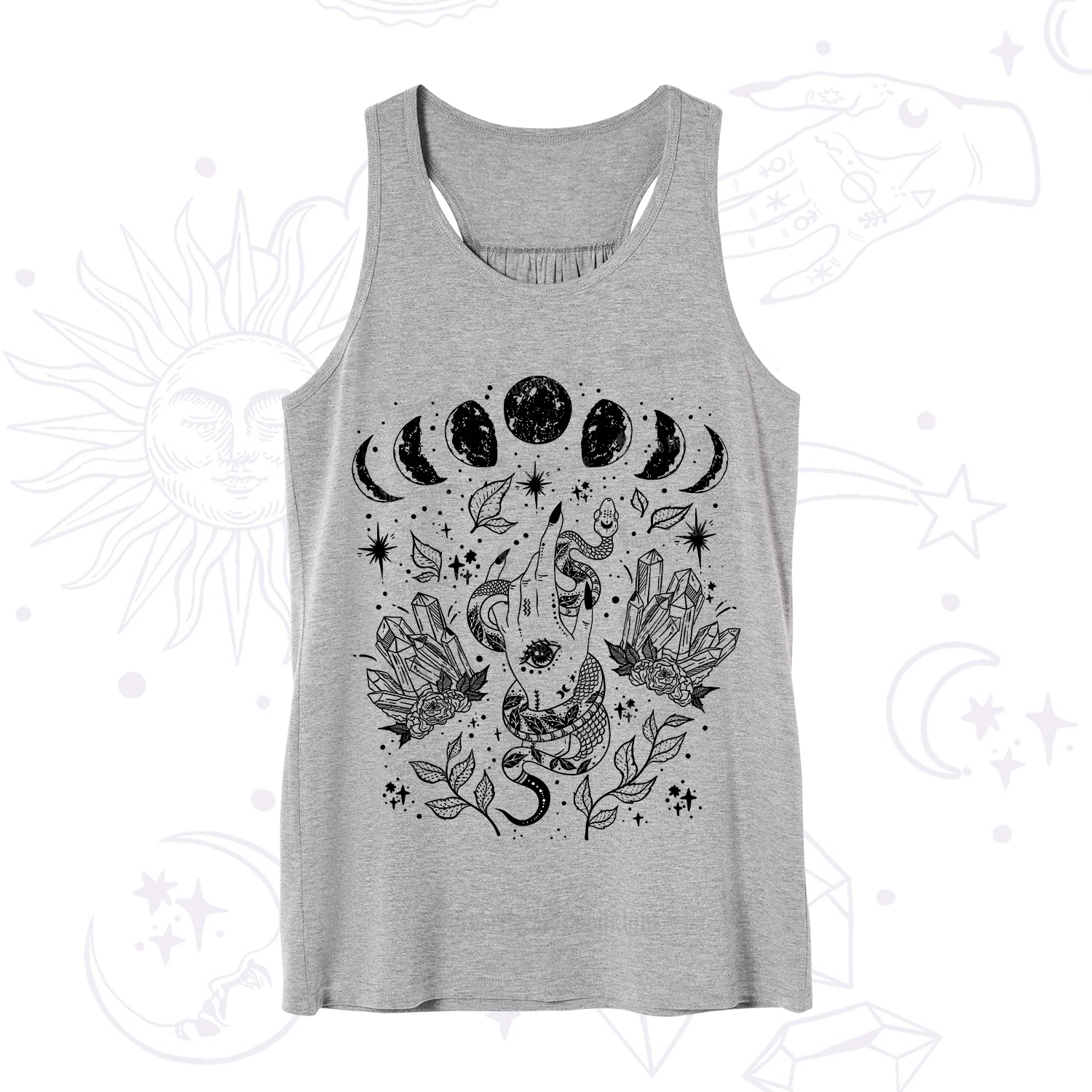 Purplehecate Reach For The Moon Tank