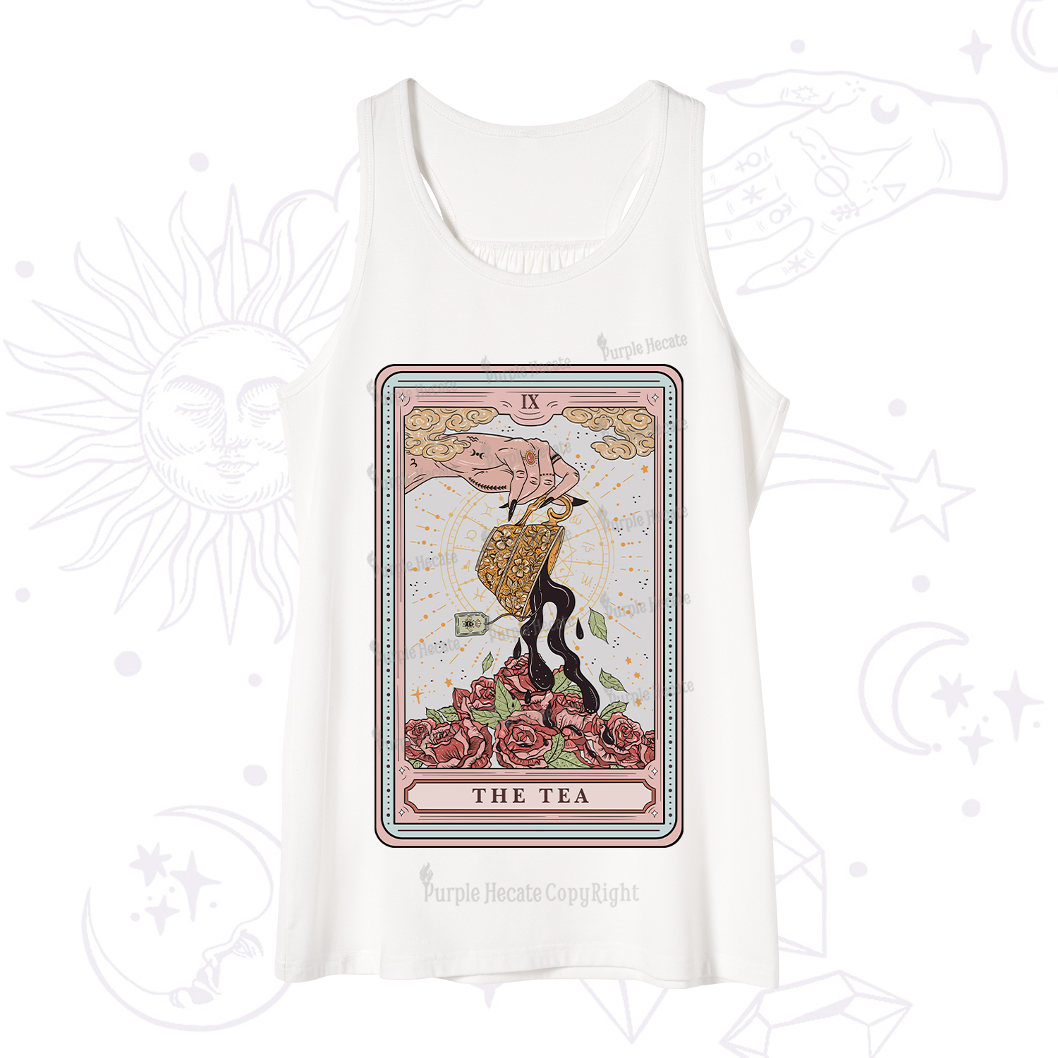Purplehecate The Tea Food Tarot Tank