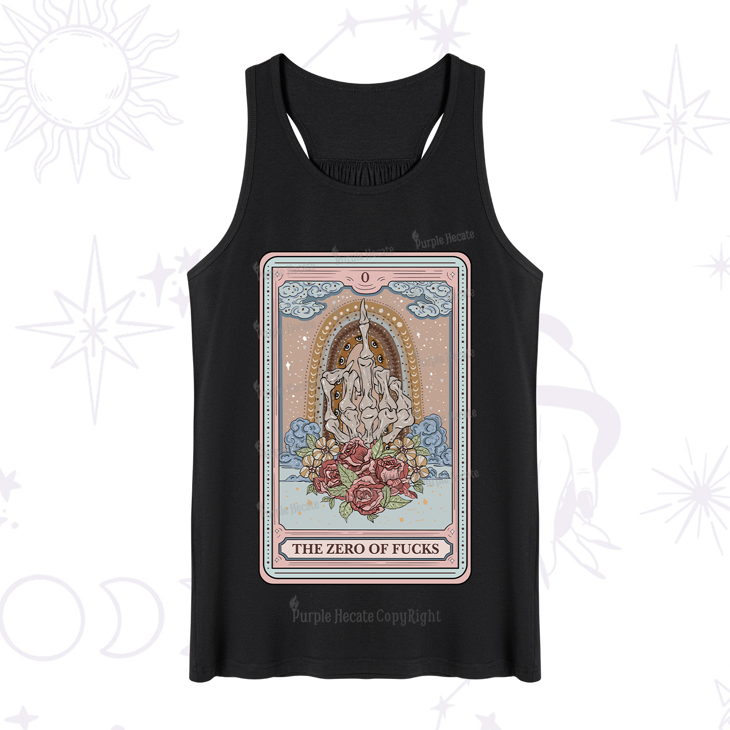 Purplehecate The Zero Of Fucks Tarot Tank