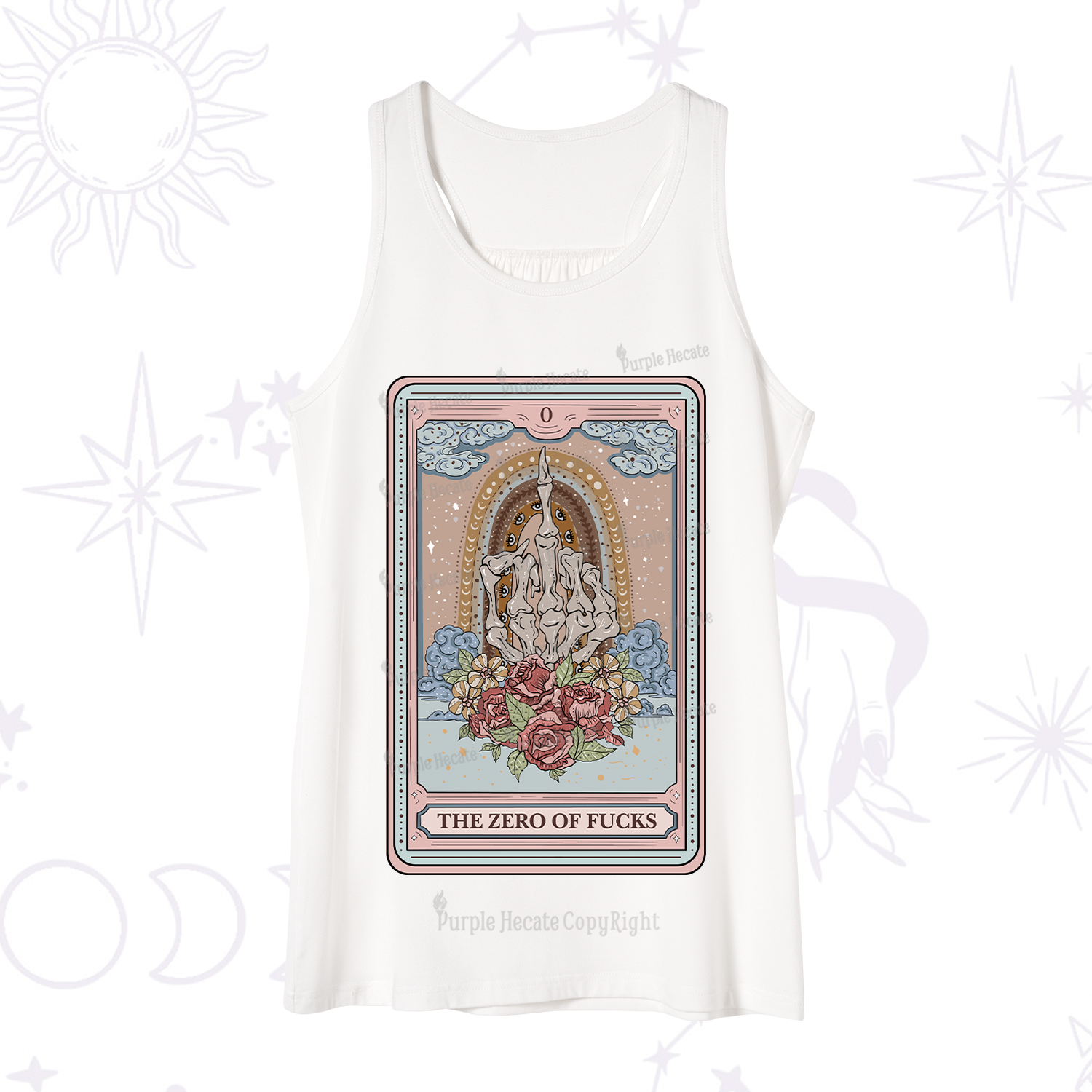 Purplehecate The Zero Of Fucks Tarot Tank