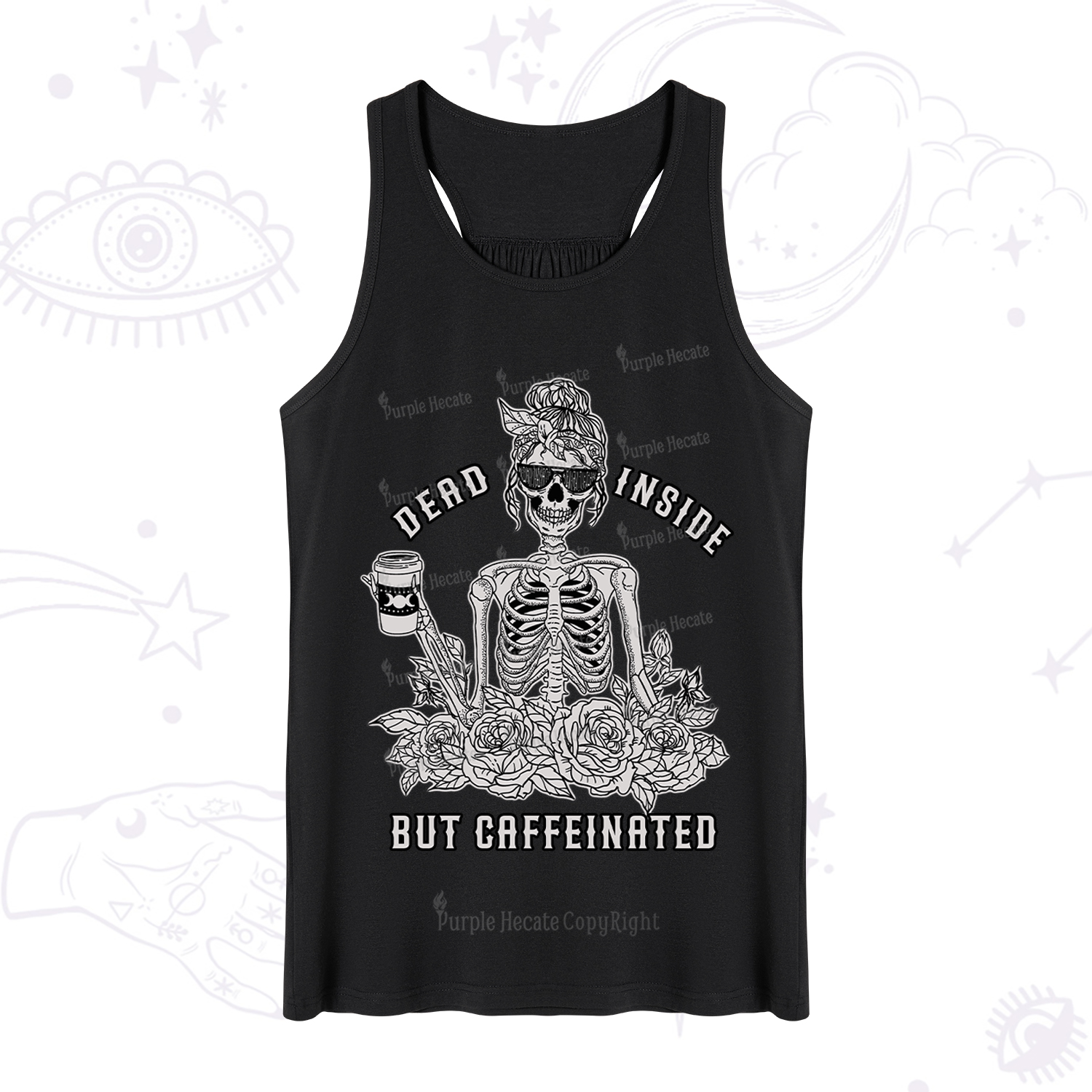 Purplehecate Dead Inside But Caffeinated Tank