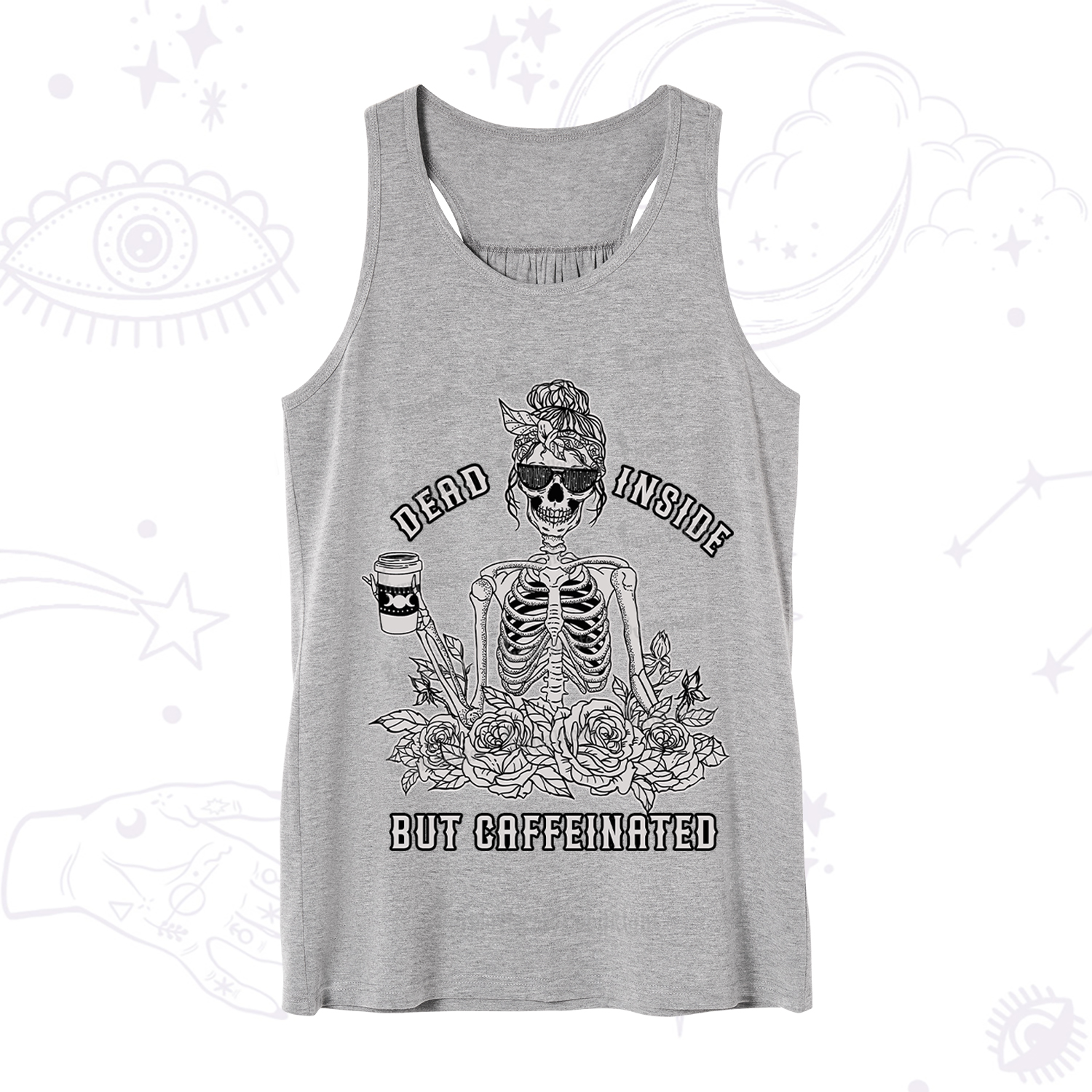 Purplehecate Dead Inside But Caffeinated Tank