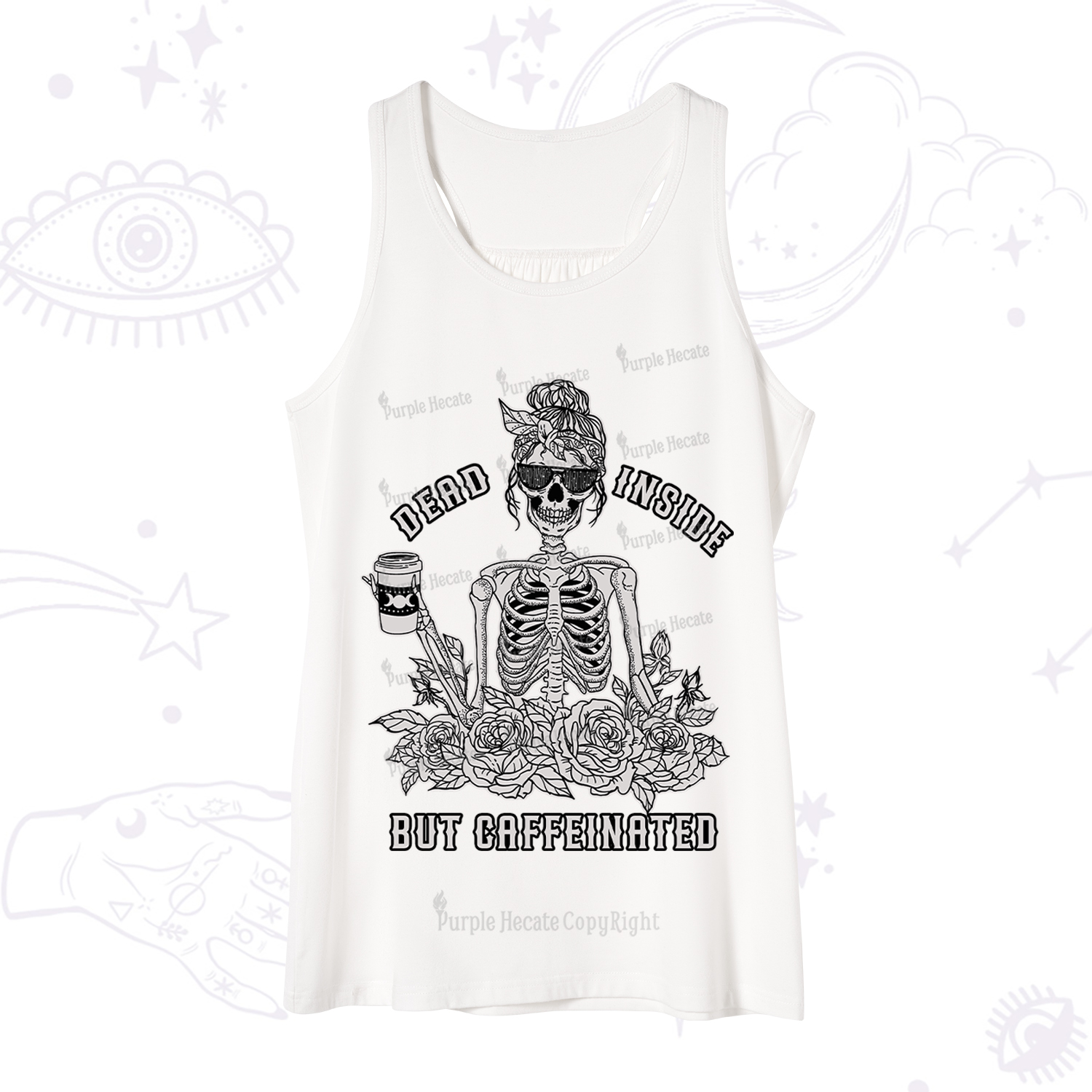 Purplehecate Dead Inside But Caffeinated Tank