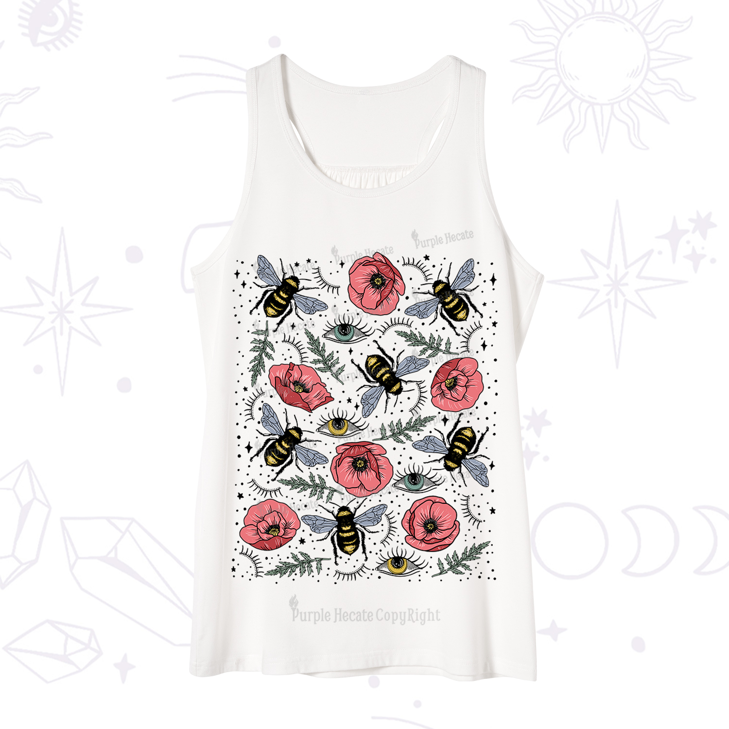 Purplehecate The Bee's Knees Tank