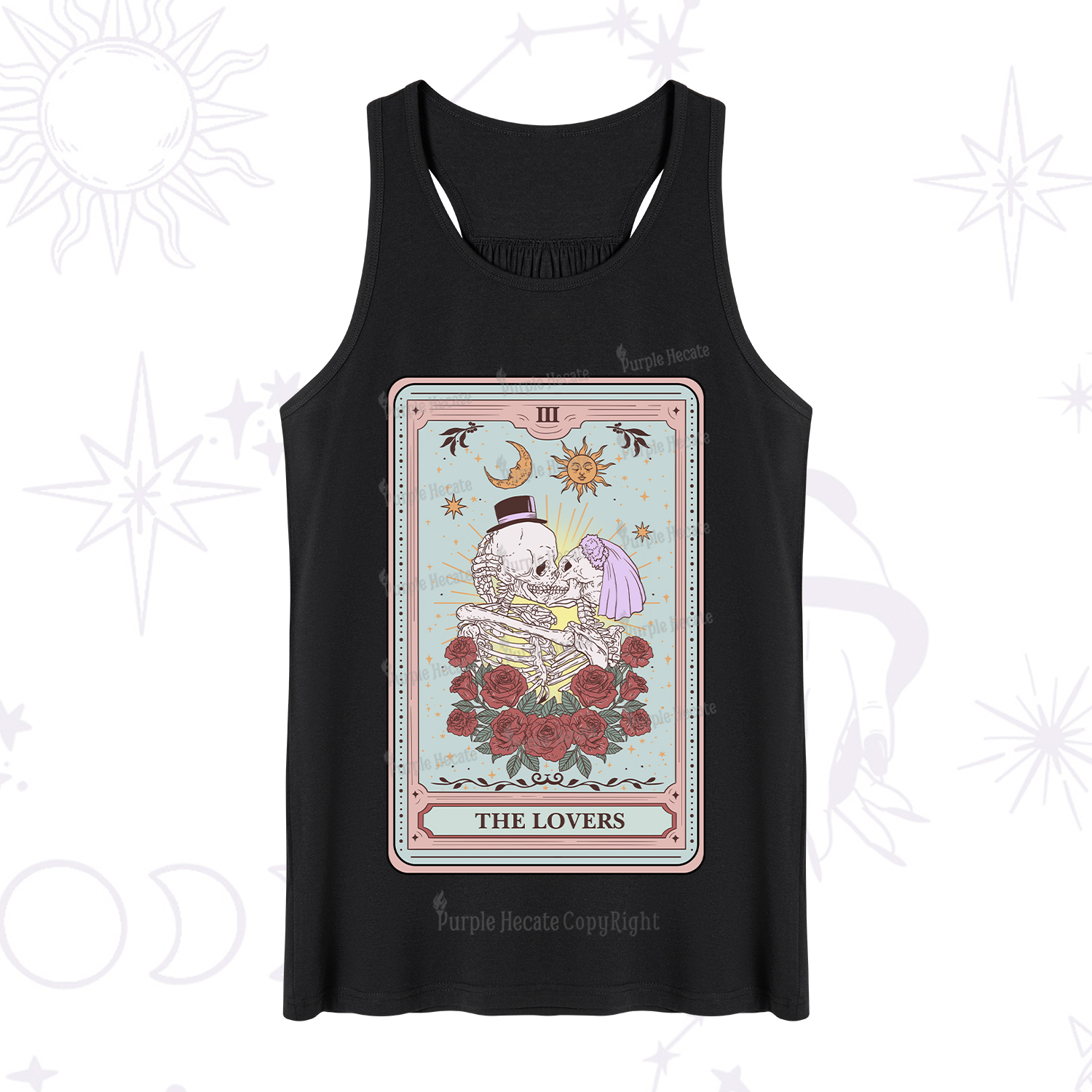 Purplehecate The Lovers Tarot Tank