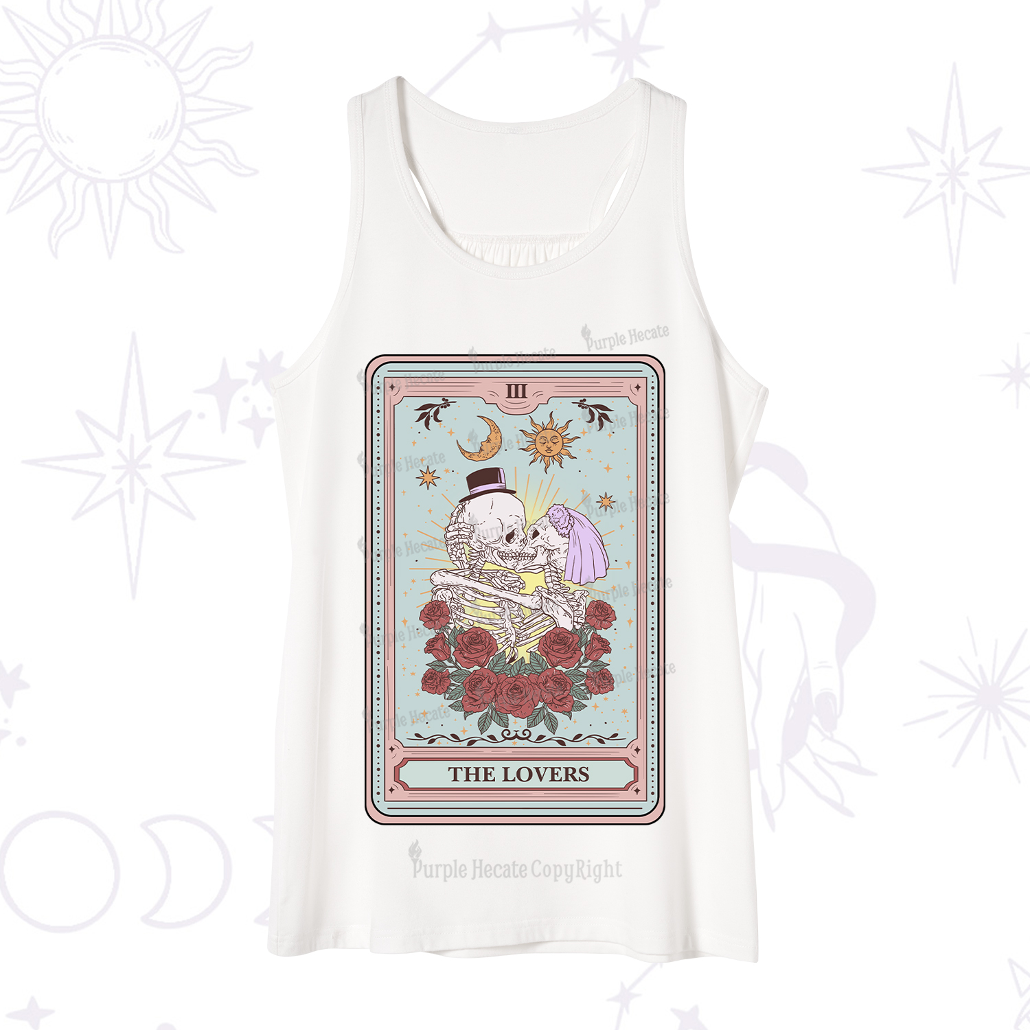 Purplehecate The Lovers Tarot Tank