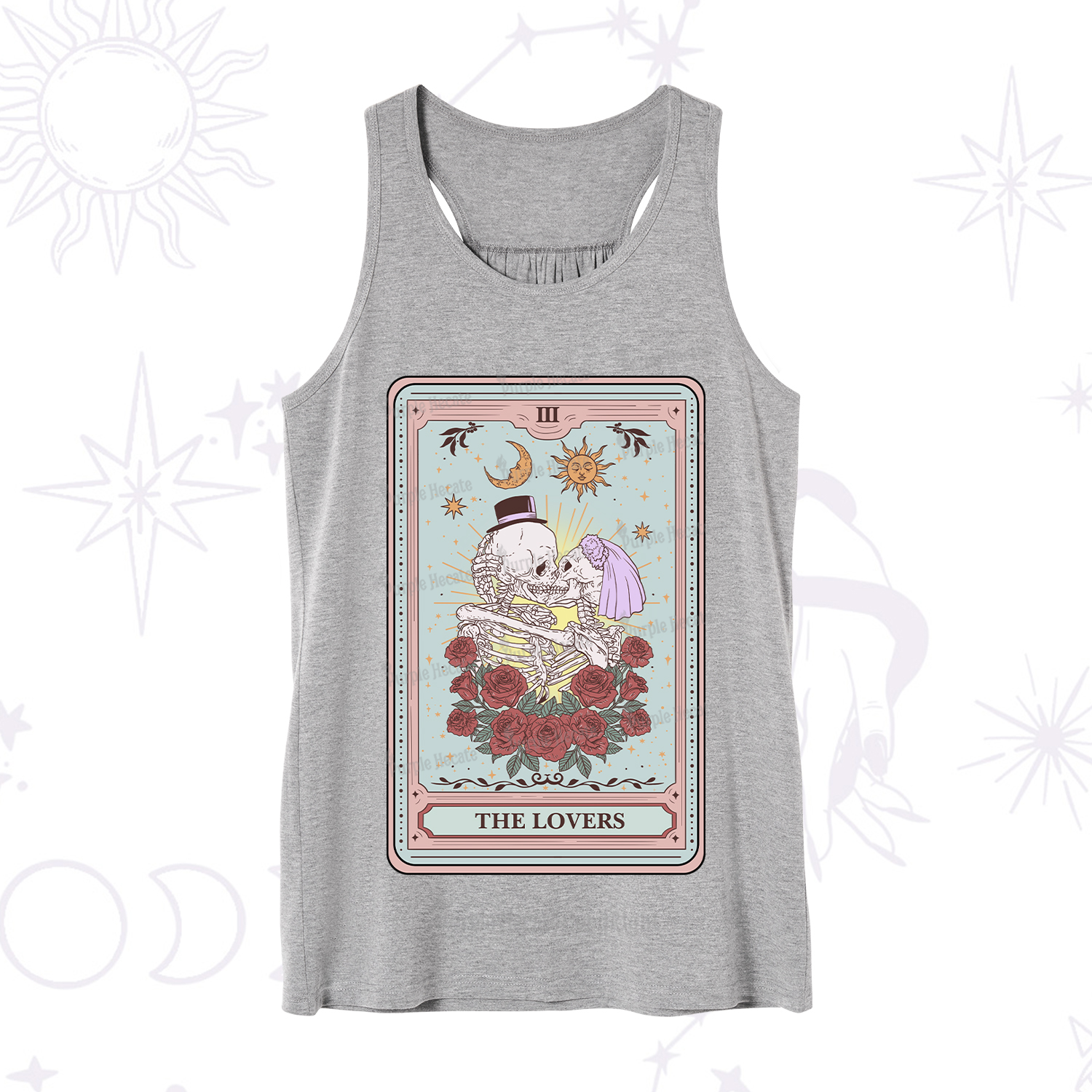 Purplehecate The Lovers Tarot Tank