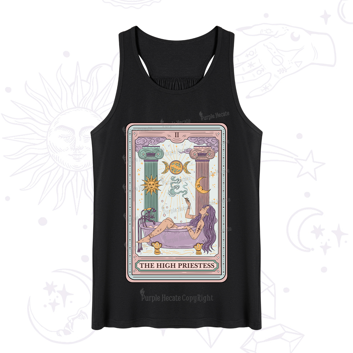 Purplehecate The High Priestess Tarot Tank