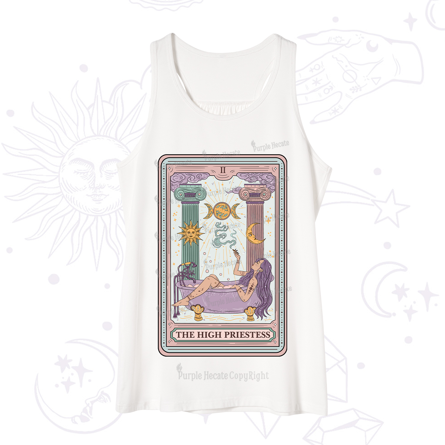 Purplehecate The High Priestess Tarot Tank